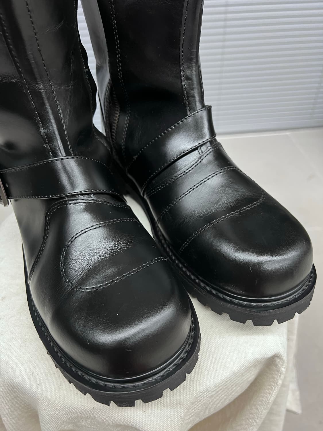 싸이카 라이더 가죽롱부츠 상품이미지6