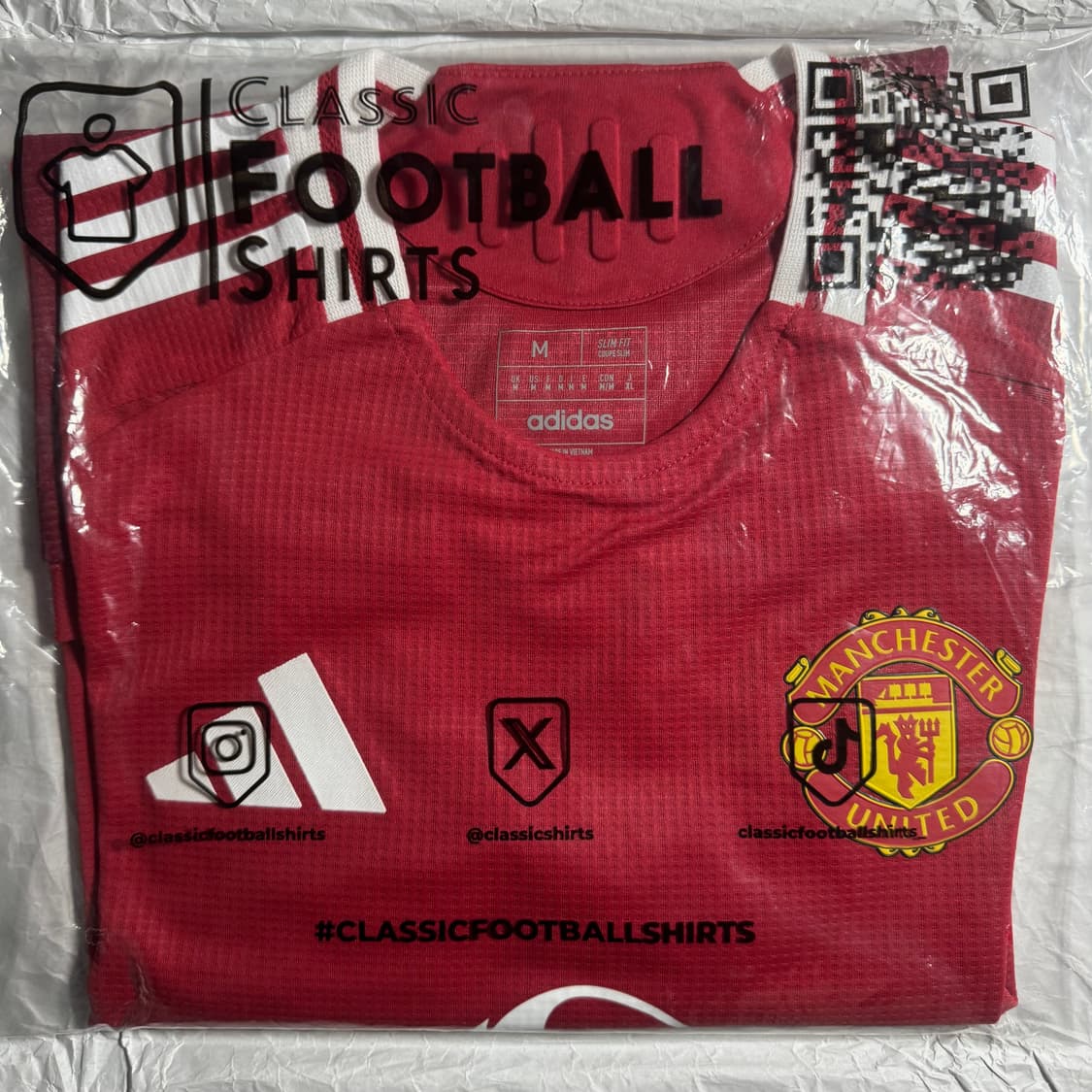 24-25 맨체스터 유나이티드 홈 선수 지급용 유니폼 상품이미지1