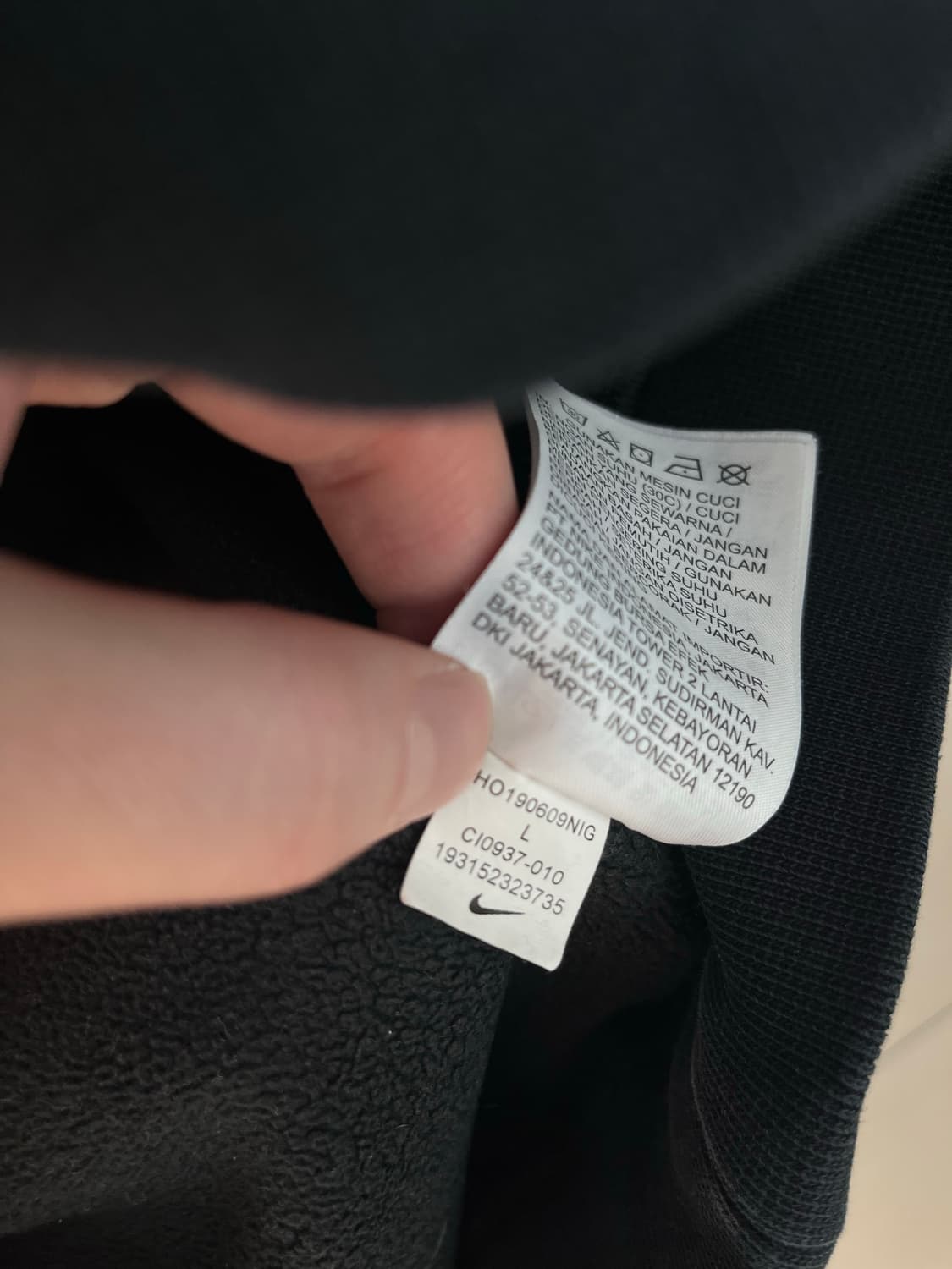 나이키 SB 플리스 후드티 블랙 (L)  상품이미지6