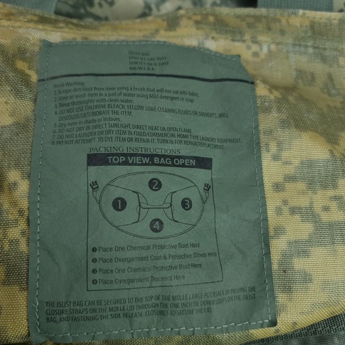 [아메리칸빈티지] US ARMY ACU 화생방 방독면 가방 M20422 상품이미지10