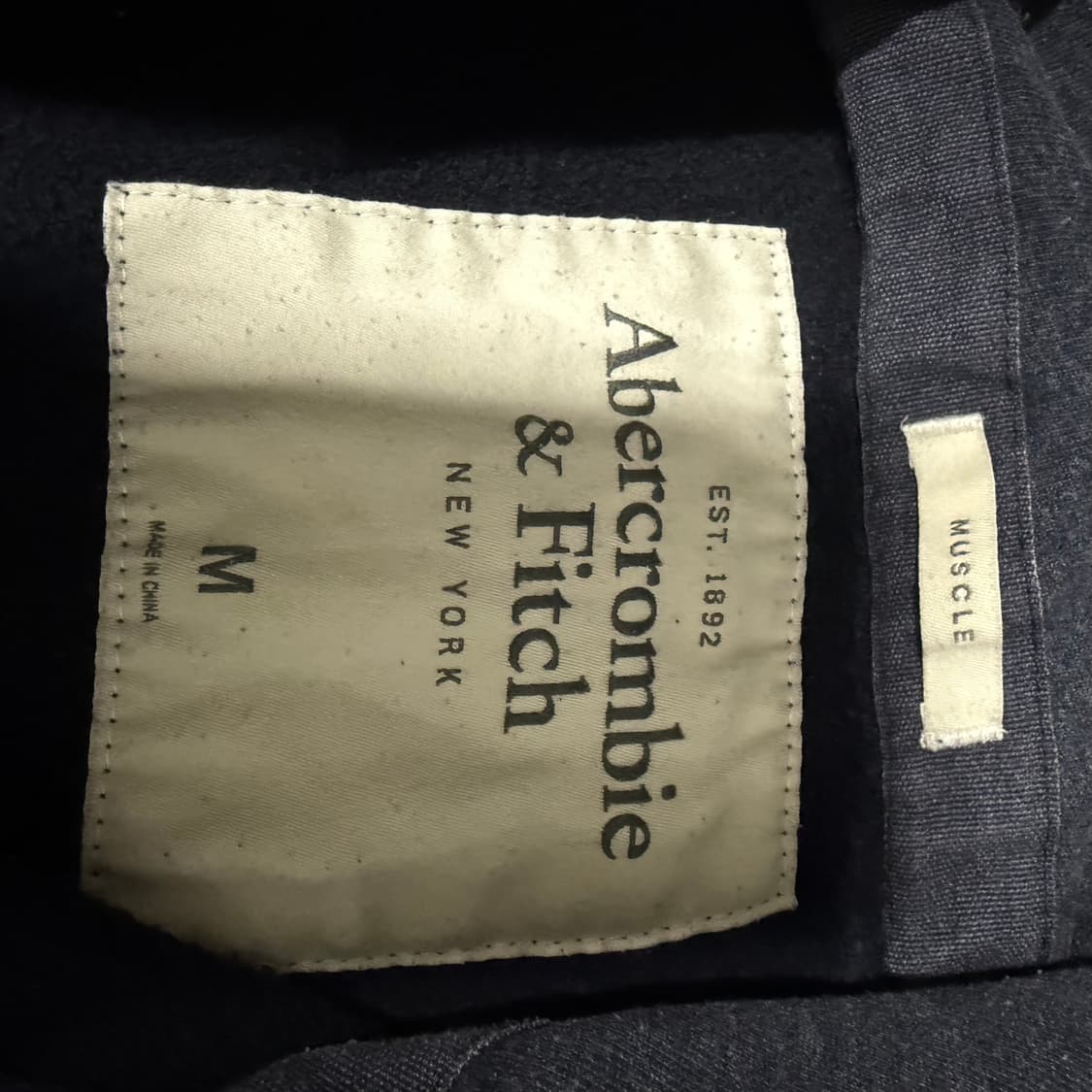 아베크롬비 네이비 후드집업 m 상품이미지3