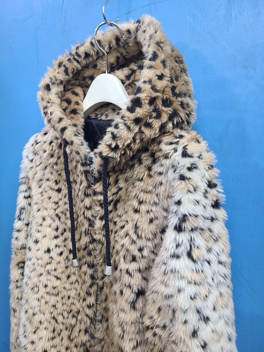 일본빈티지 레오파드호피퍼후드자켓like떠그클럽 상품이미지3