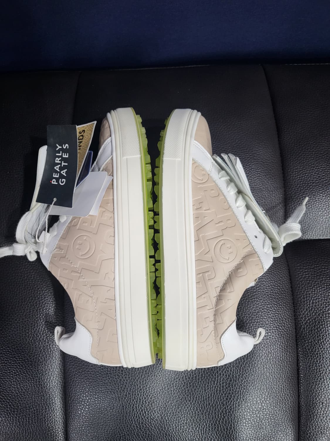 파리게이츠 스마일 태슬 엠보 로고 골프화(새상품) 상품이미지4