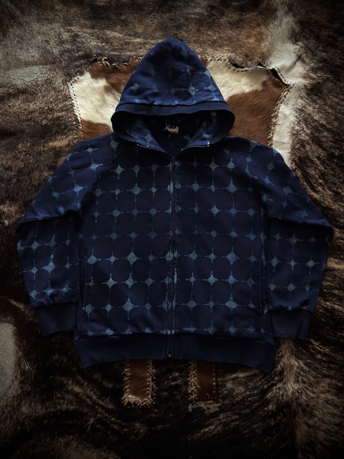 Eternal Indigo Starburst Hoodie zip-up 상품이미지1