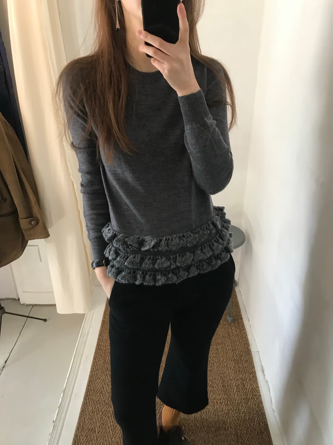 frill wool knit 상품이미지4