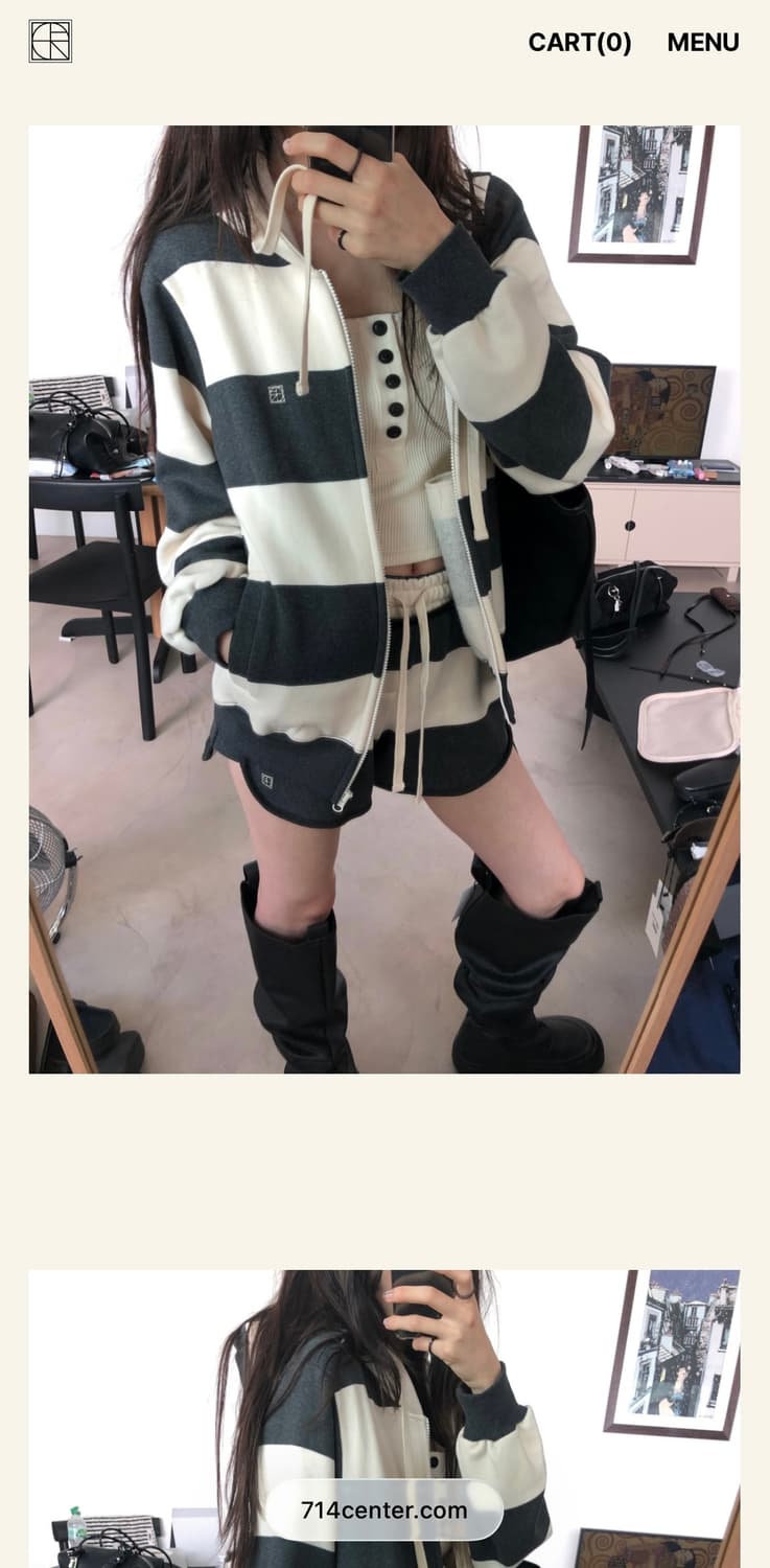 714center HIGHTEEN TRACK SET(CHARCOAL) 상품이미지2