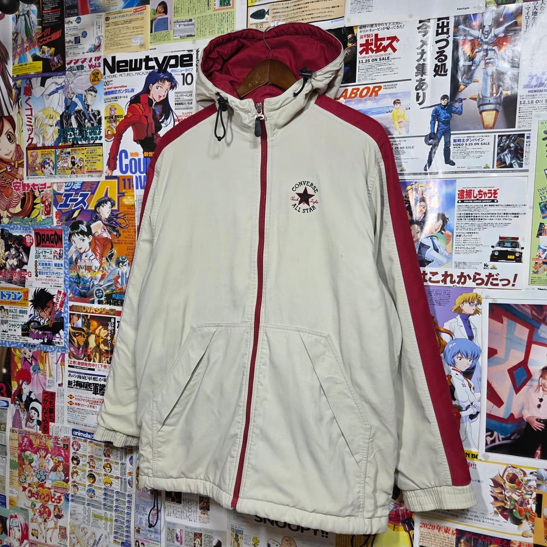 컨버스 올스타 베이지 올드스쿨 안기모 패디드 점퍼 상품이미지2