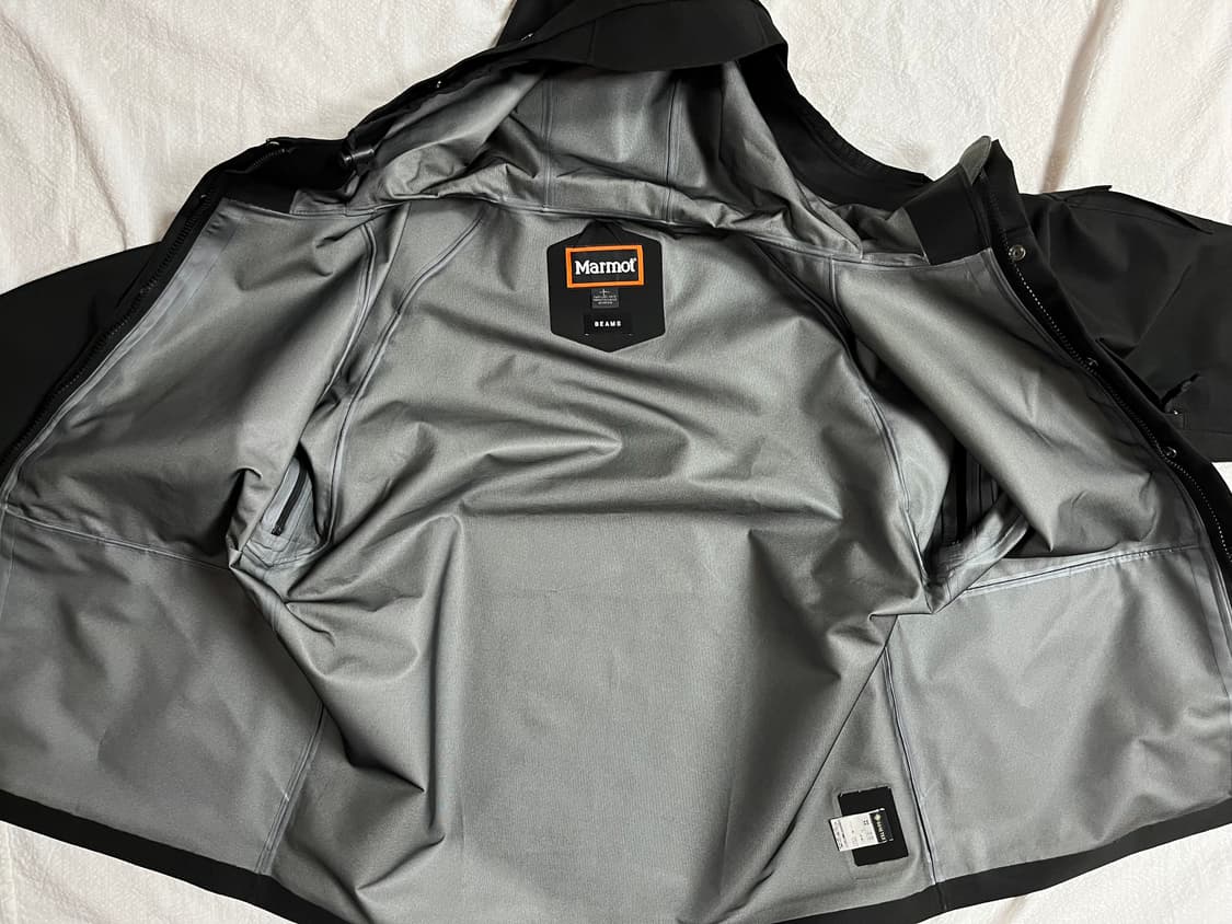 (L)빔즈x마모트 Marmot 고어텍스 ECWCS 파카 (블랙) 상품이미지7