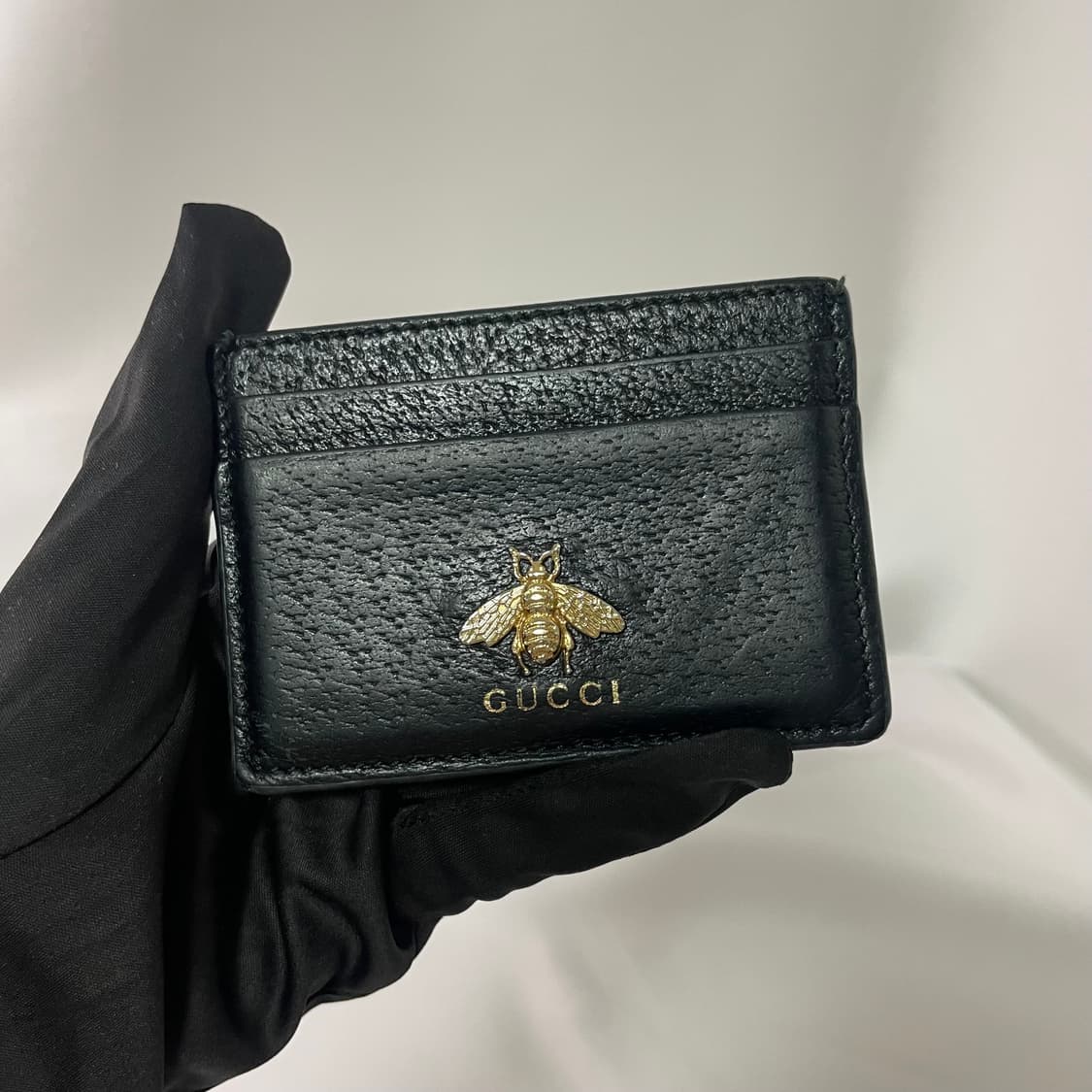 구찌 블랙 GG 꿀벌 카드지갑 A급 단품 상품이미지1
