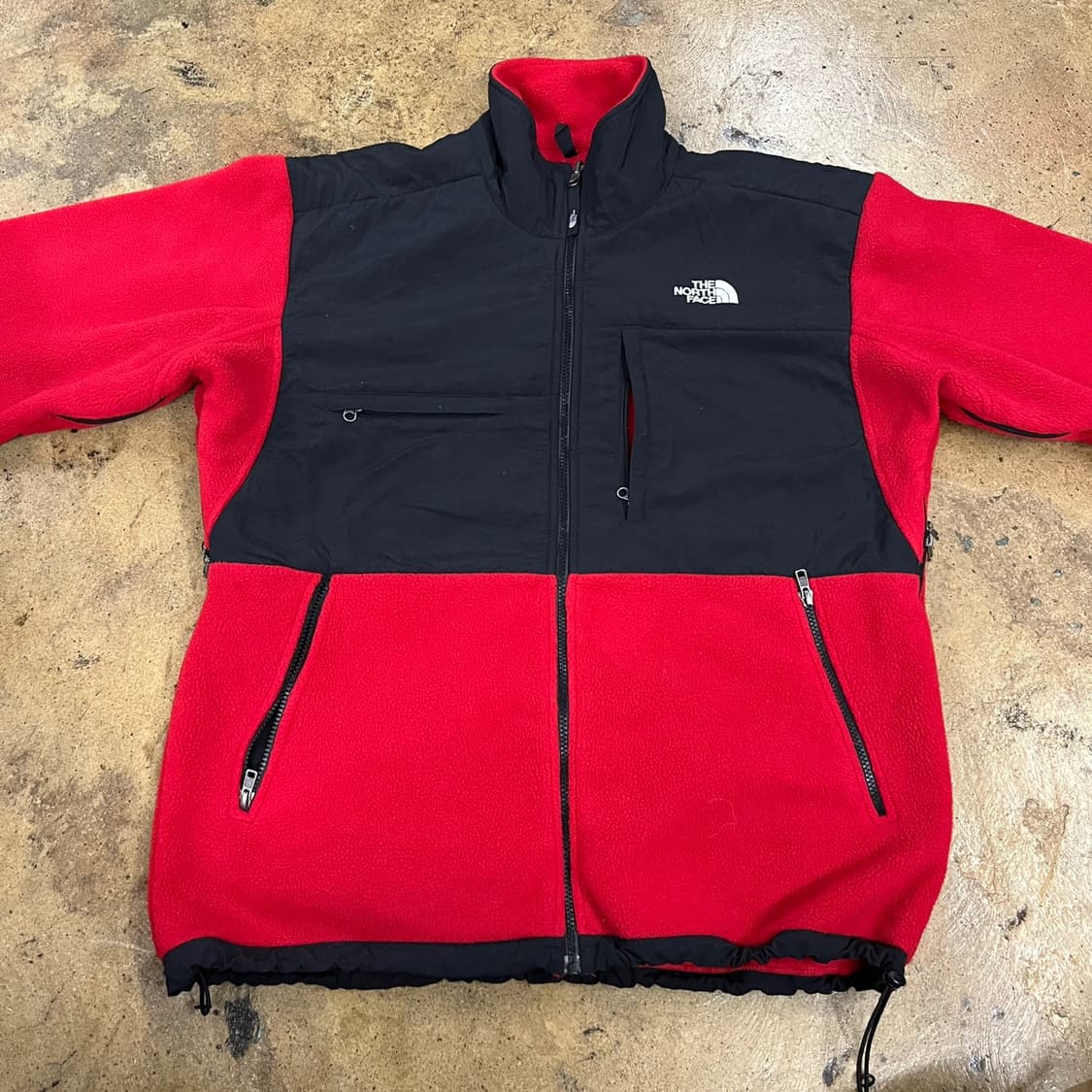 [정품/L] 노스페이스 블랙 레드 플리스 자켓 b10 상품이미지3