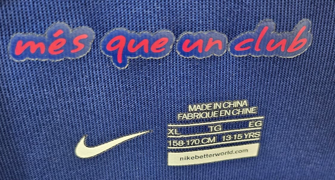 (90~95)S☆우주매물☆나이키 바르셀로나 N98어센틱[네이비]트랙탑져지 상품이미지2