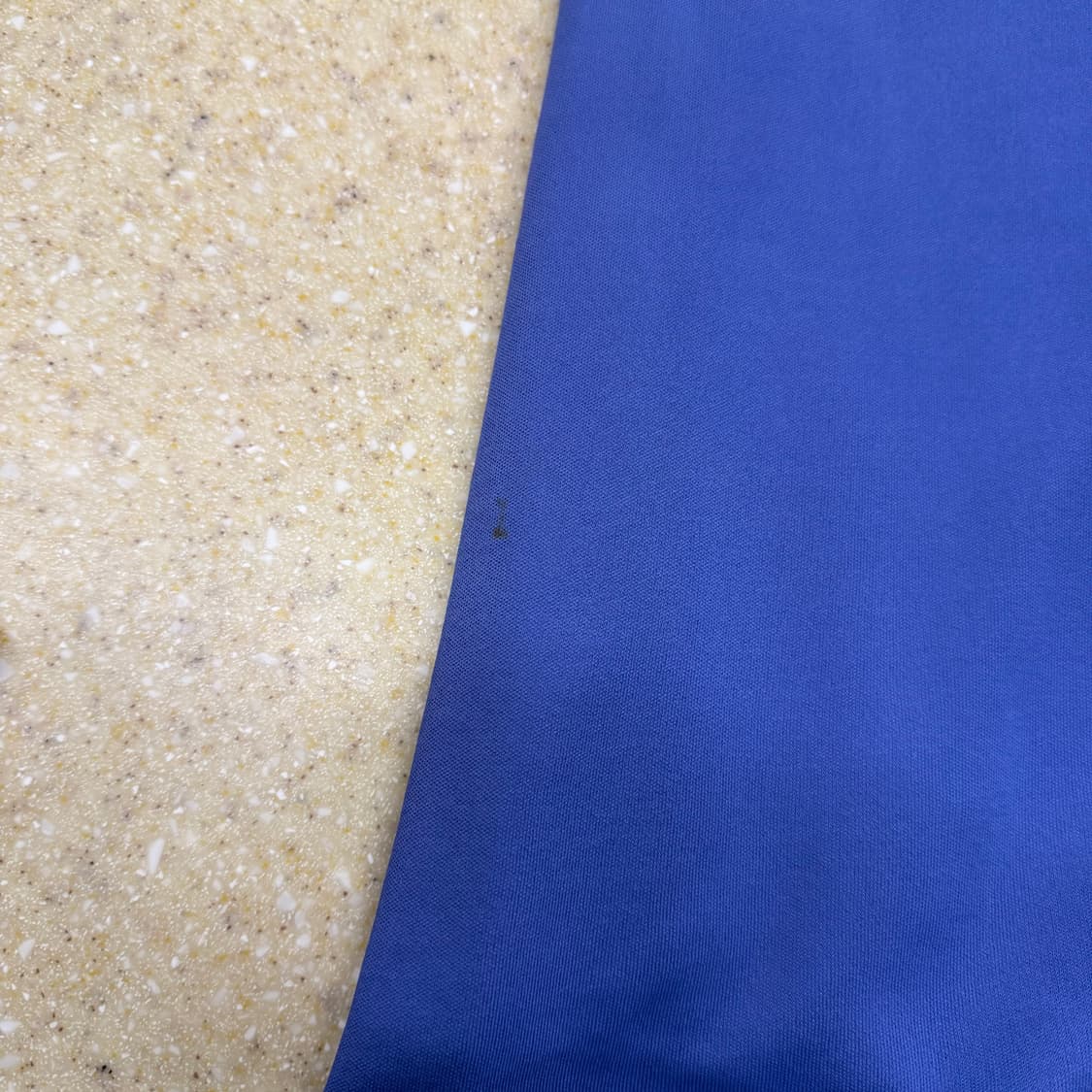 미쏘니 미디 스커트 패턴 니트 테이프 배색 안감 디테일 플레어핏 블루 상품이미지8