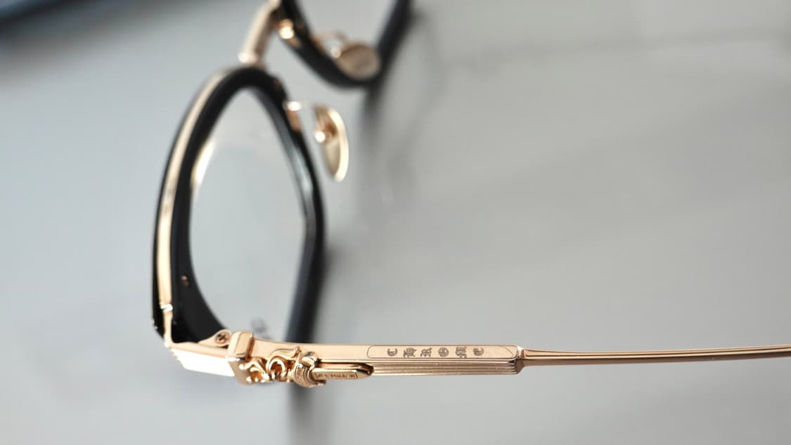 크롬하츠 오버포크 블랙/골드 안경 상품이미지8
