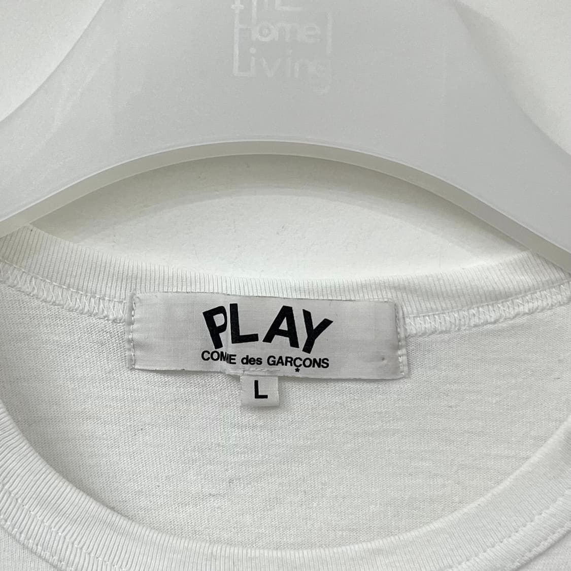 꼼데가르송 플레이 하트와펜 화이트 롱 슬리브 상품이미지5