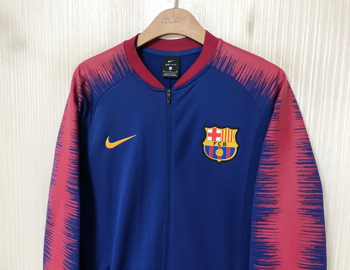나이키 18-19 FC바르셀로나 어센틱 앤섬자켓 M(해외) 상품이미지6