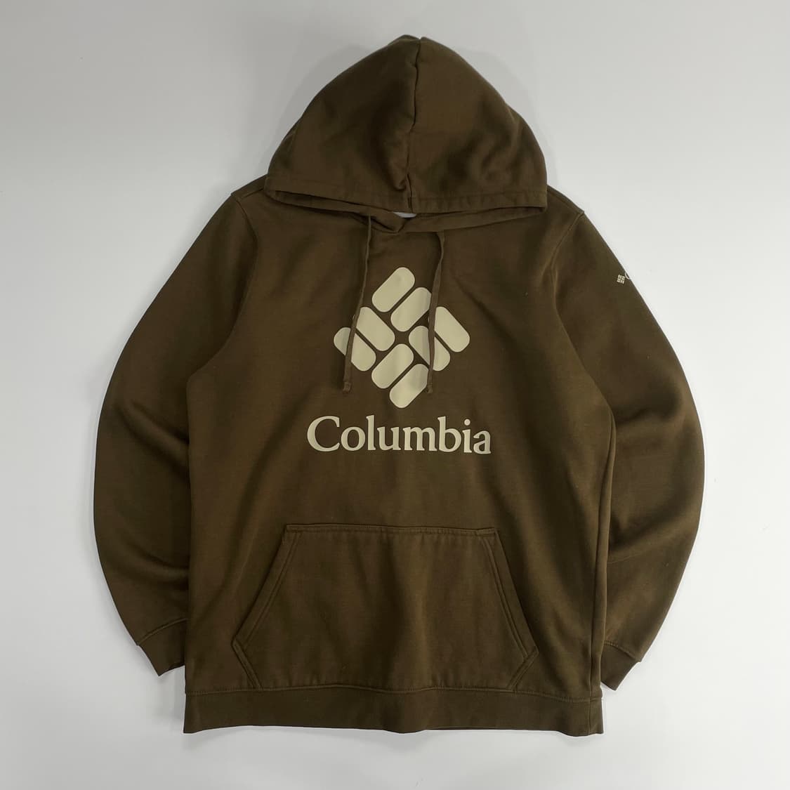 Columbia 콜롬비아 빅로고 카키 후드티 상품이미지3