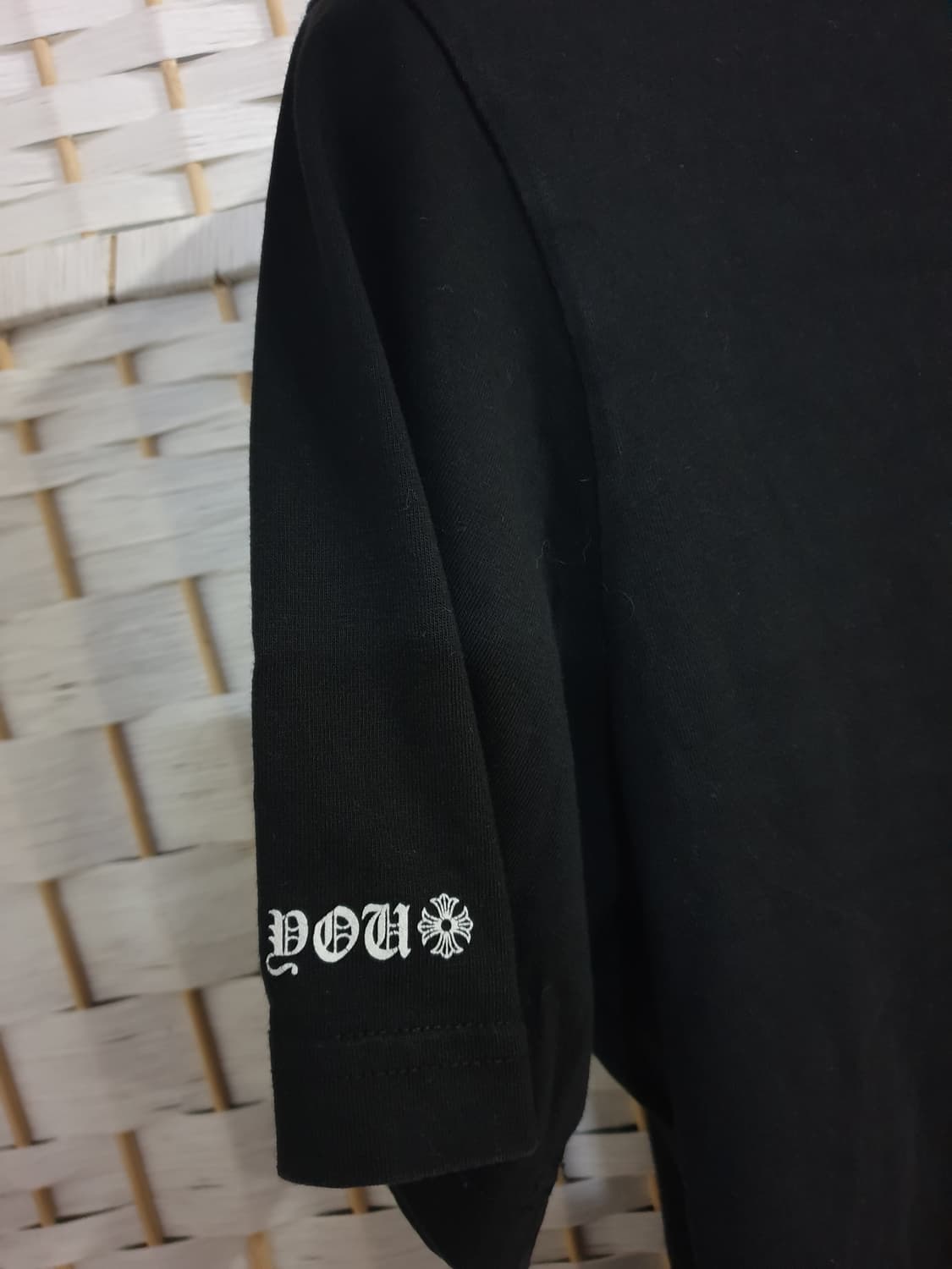 크롬하츠 St. Barth 블랙 반팔 티셔츠 L 상품이미지4