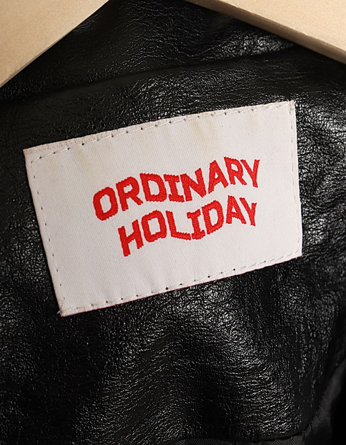 ORDINARY HOLIDAY Faux Leather Jacket 상품이미지7