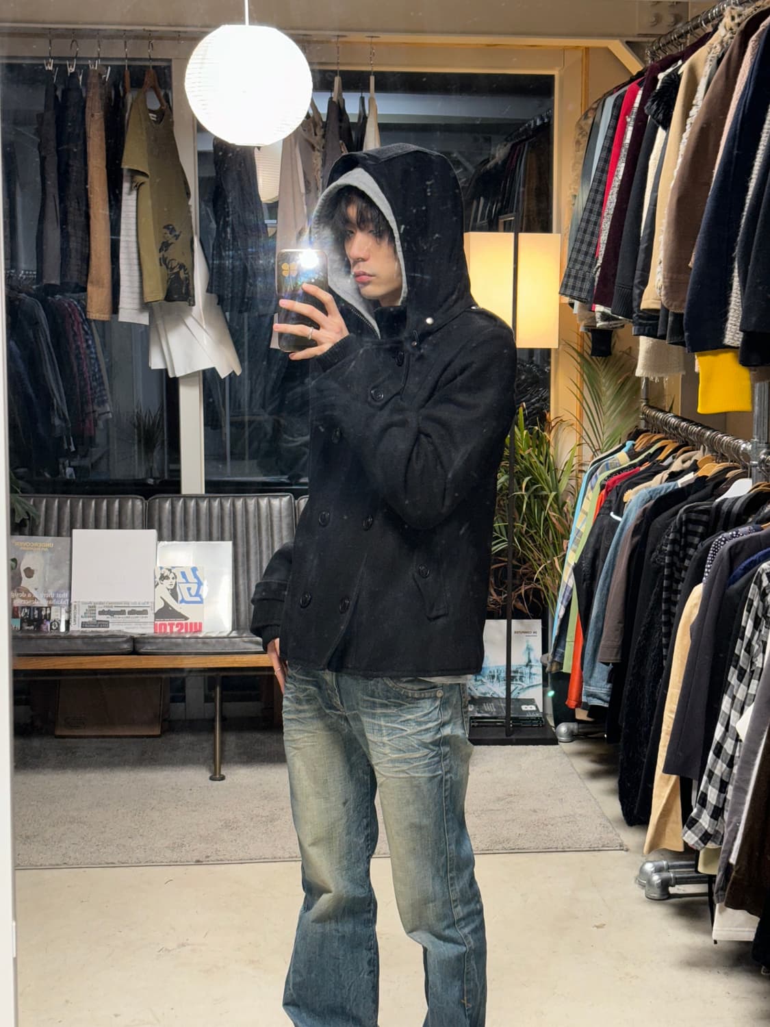 Pincponc 울 나폴레옹 후드 자켓 상품이미지5