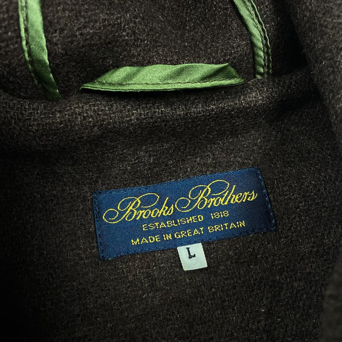 90’s 브룩스 브라더스 롱 더플 코트 상품이미지5