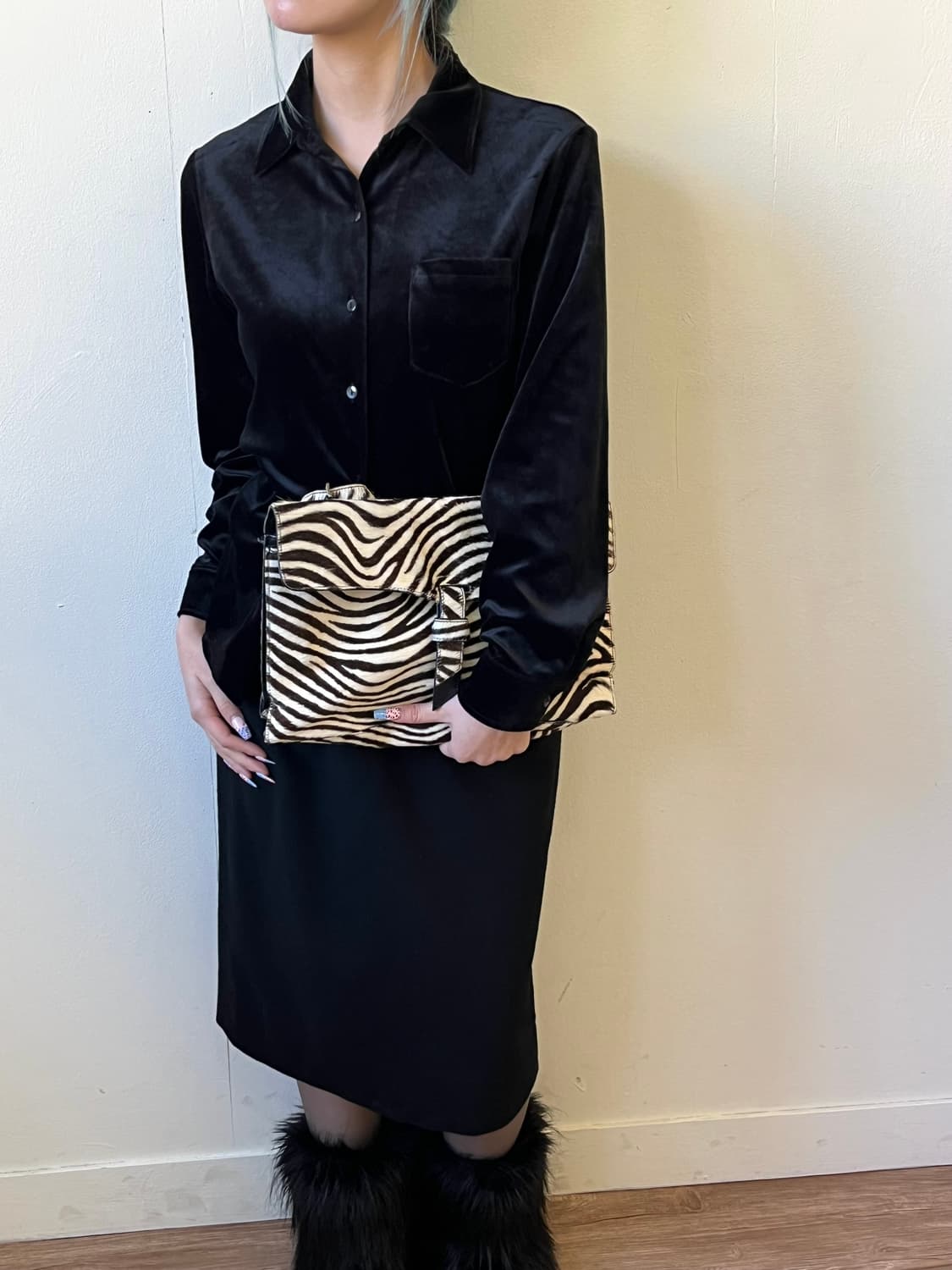 japan vtg 송치 숄더백 상품이미지9