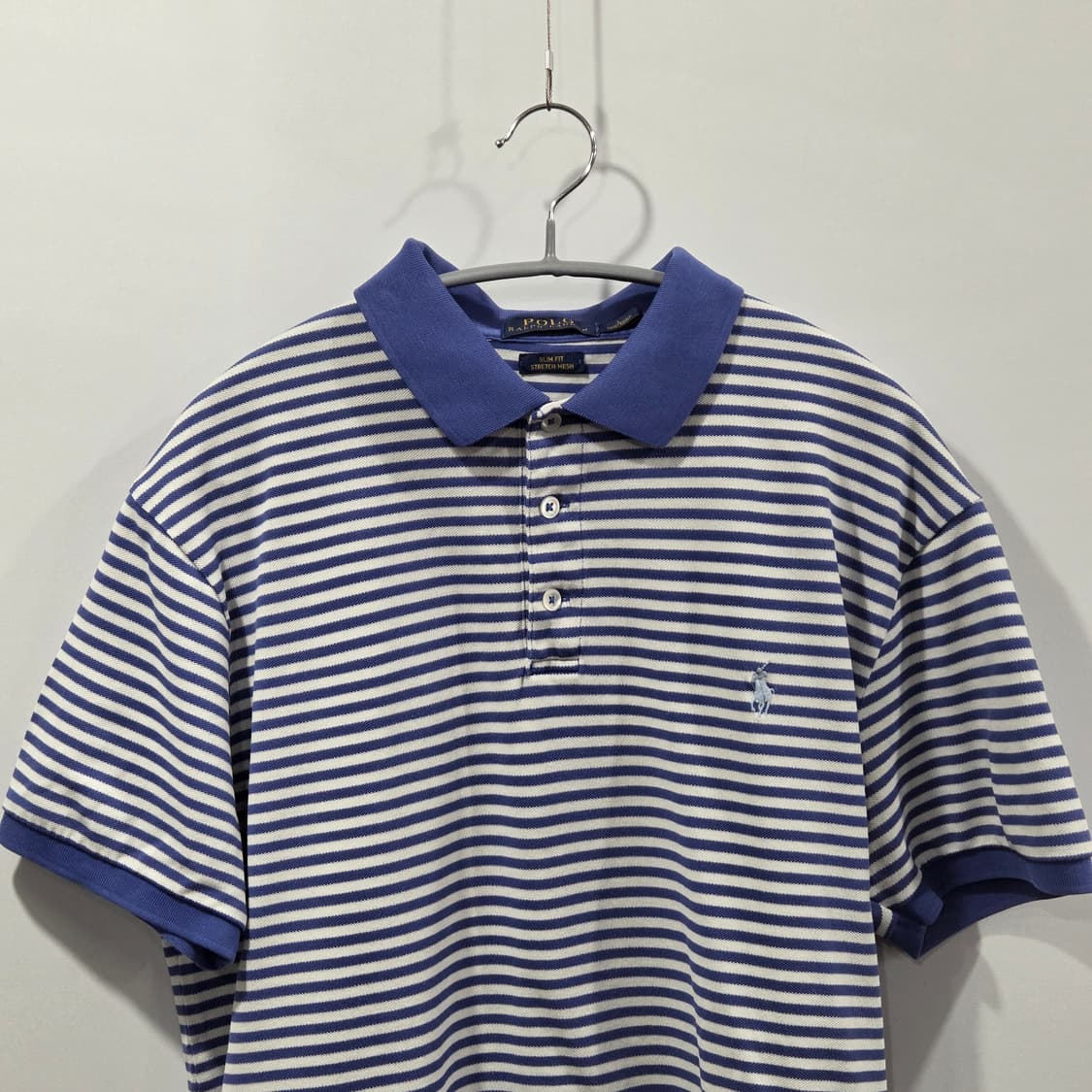 폴로랄프로렌 피케 스트라이프 반팔 카라티 L 상품이미지2