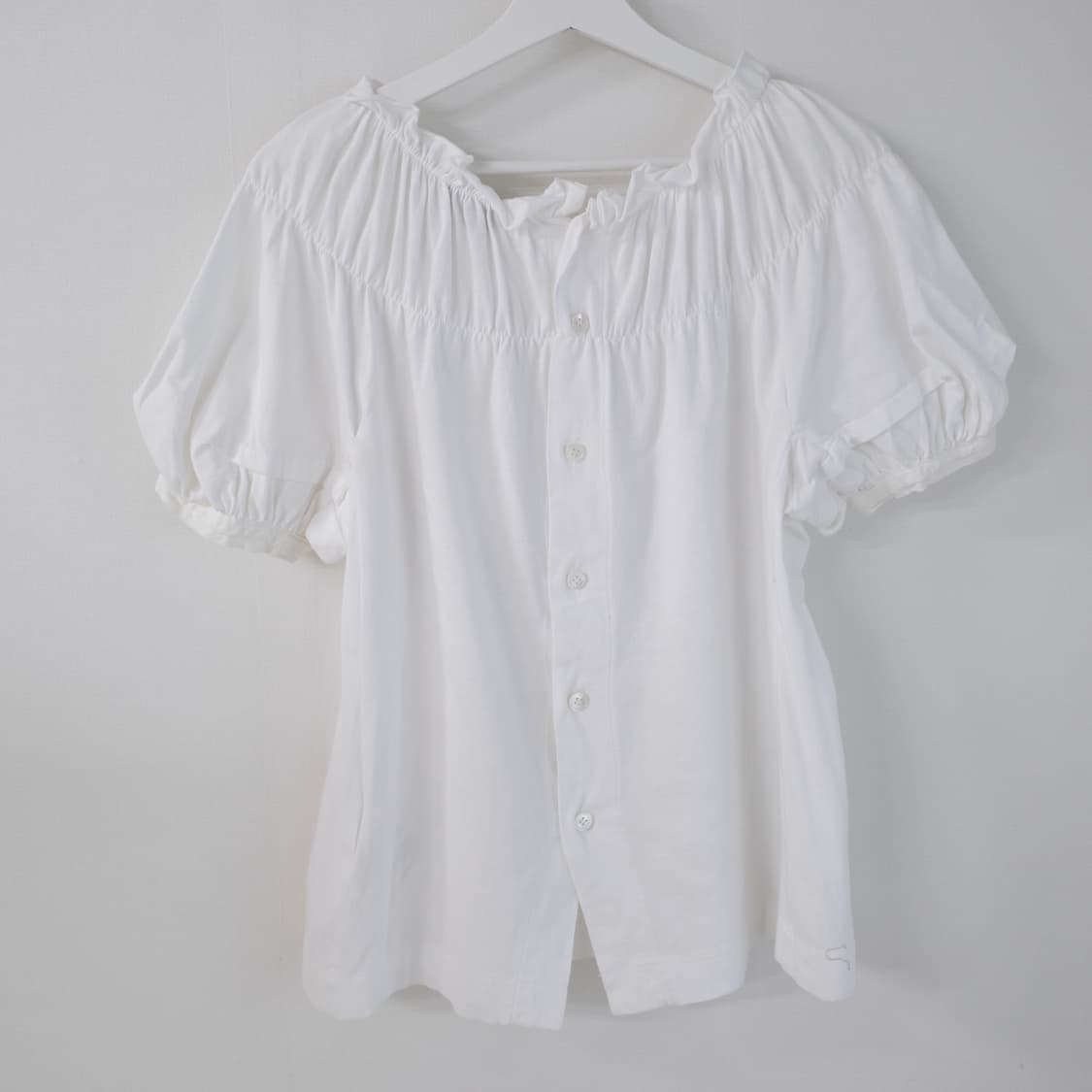 tricot comme des garcons shirring blouse 상품이미지3