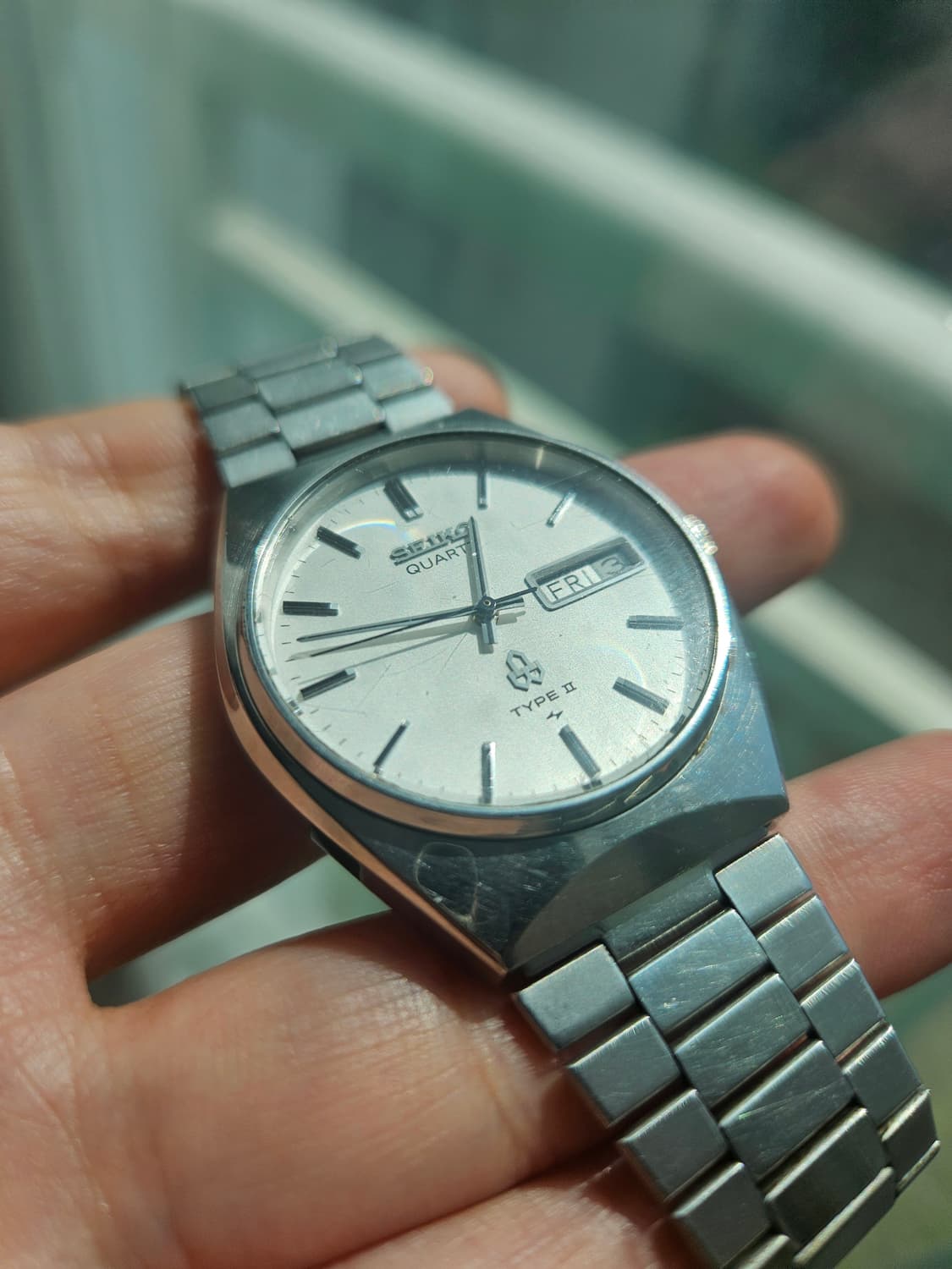 1979s 세이코 쿼츠 Type II 빈티지 메탈 시계 상품이미지2