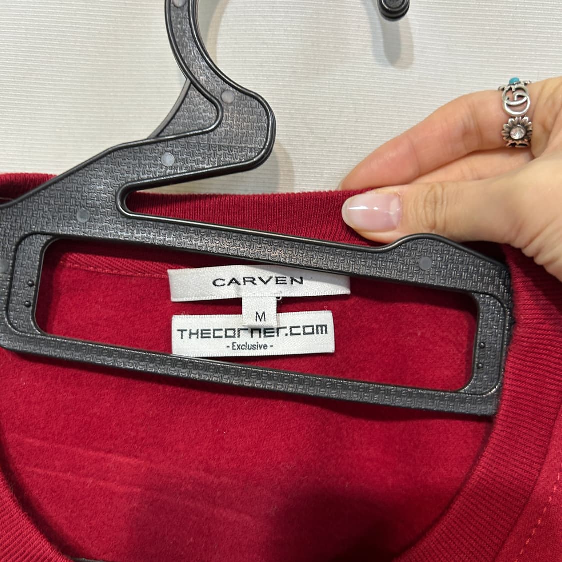 까르벵 트리 자수 스웨트 셔츠 M 남성 상품이미지2