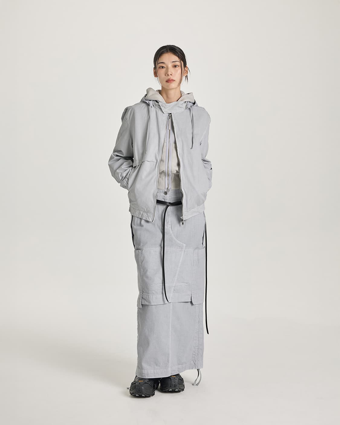 SYMM Side Tuck Jacket Light Grey 상품이미지4