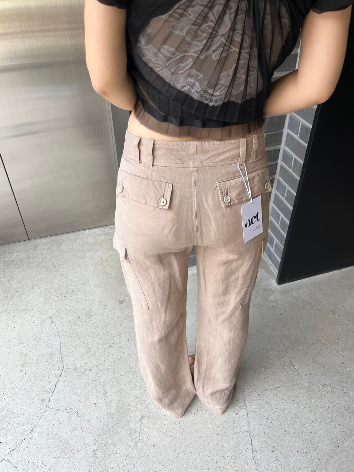 AD2002 Comme des Garcons 꼼데가르송 린넨 팬츠 상품이미지6
