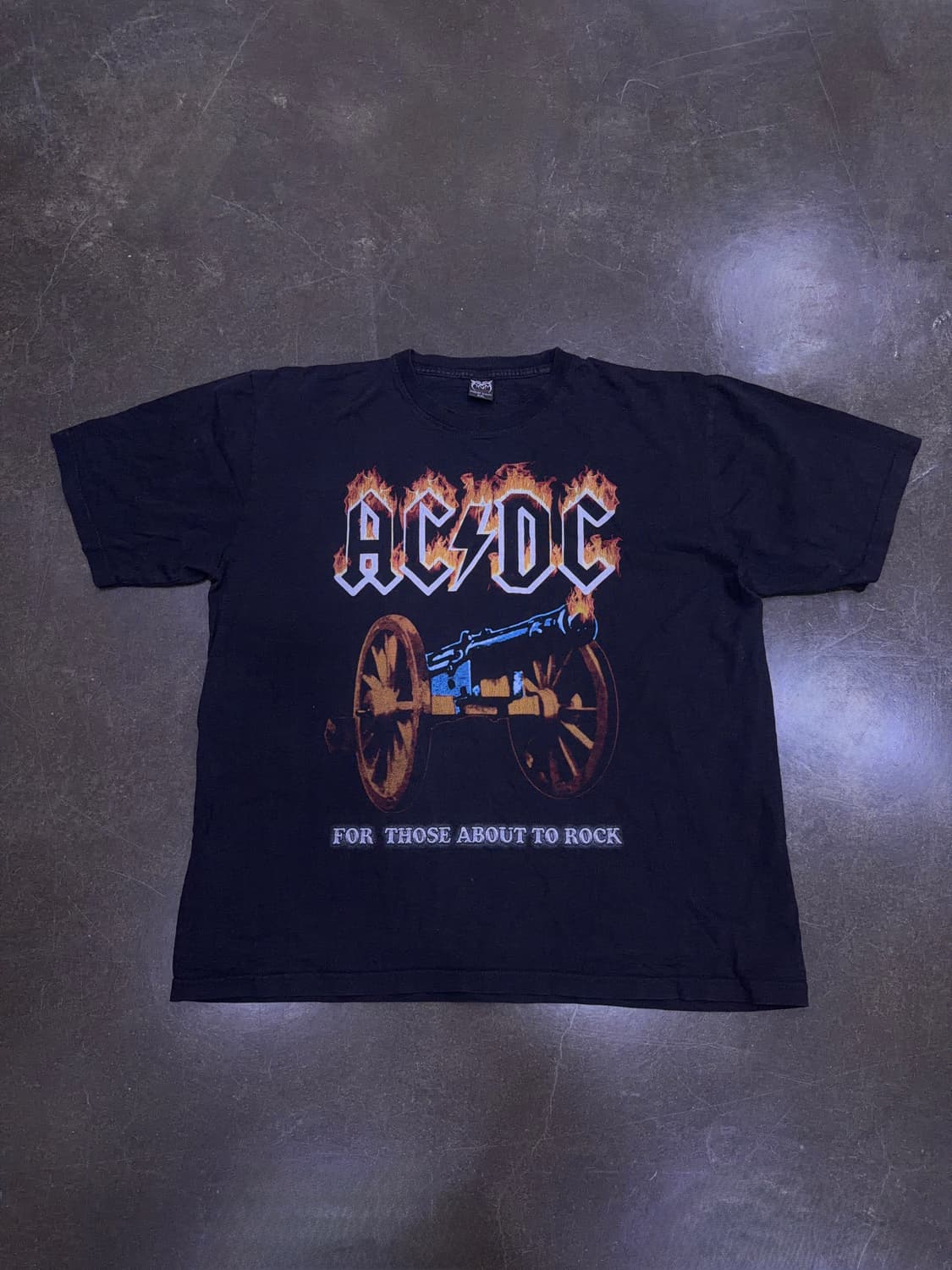 ACDC 빈티지 락밴드 Those About to Rock 티셔츠 XXL 상품이미지1