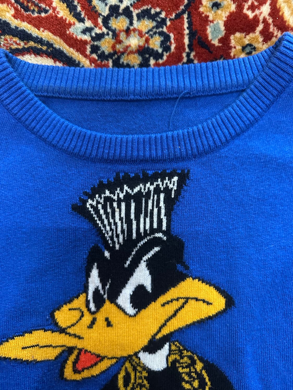 90s Daffy Duck "Hip Hop" Knit Sweater 상품이미지3