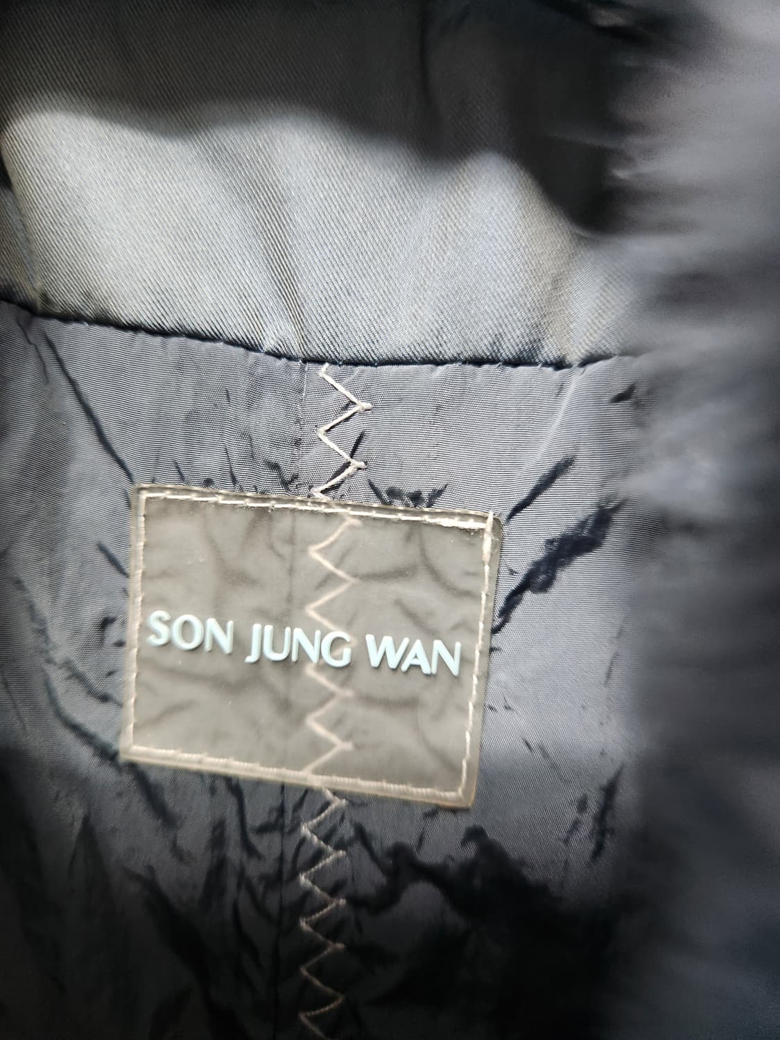 이태리원단FILLTHERM 손정환 토끼털퍼 패딩코트 상품이미지8