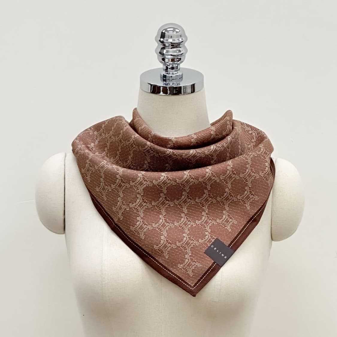 (새상품) celine / 셀린느 실크혼방 쁘띠스카프 상품이미지8