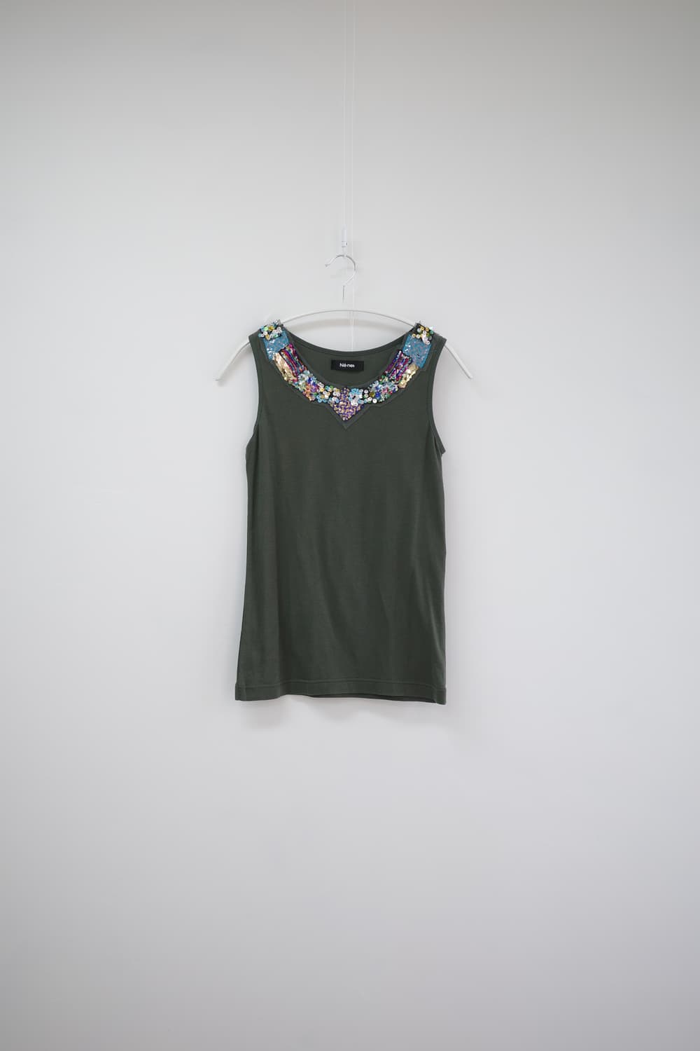 Ne net olive green sleeveless one-piece 상품이미지2
