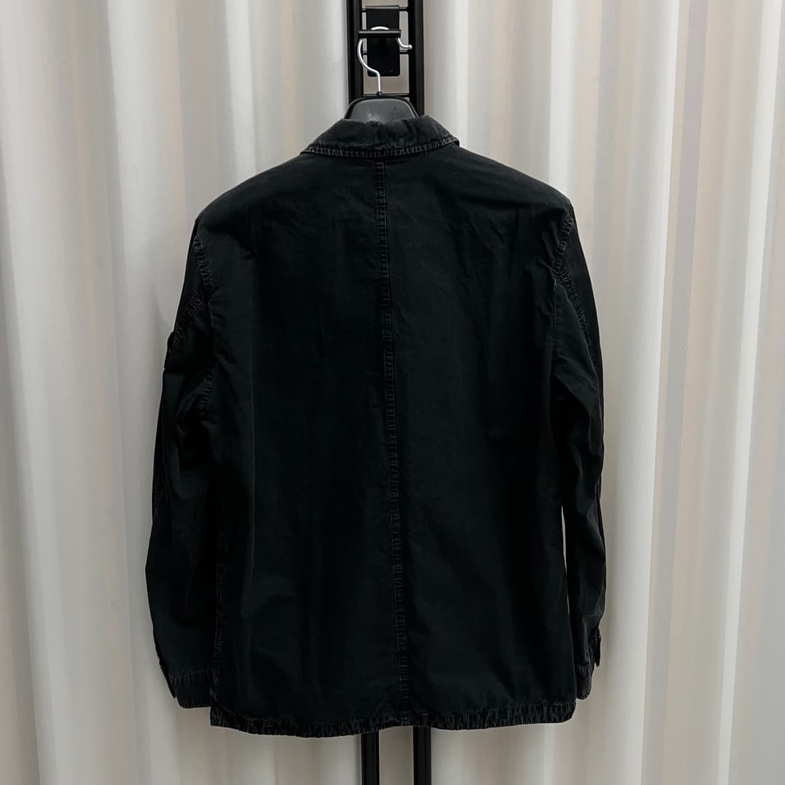 스톤아일랜드 올드이펙트 오버셔츠 블랙 (L) 상품이미지2