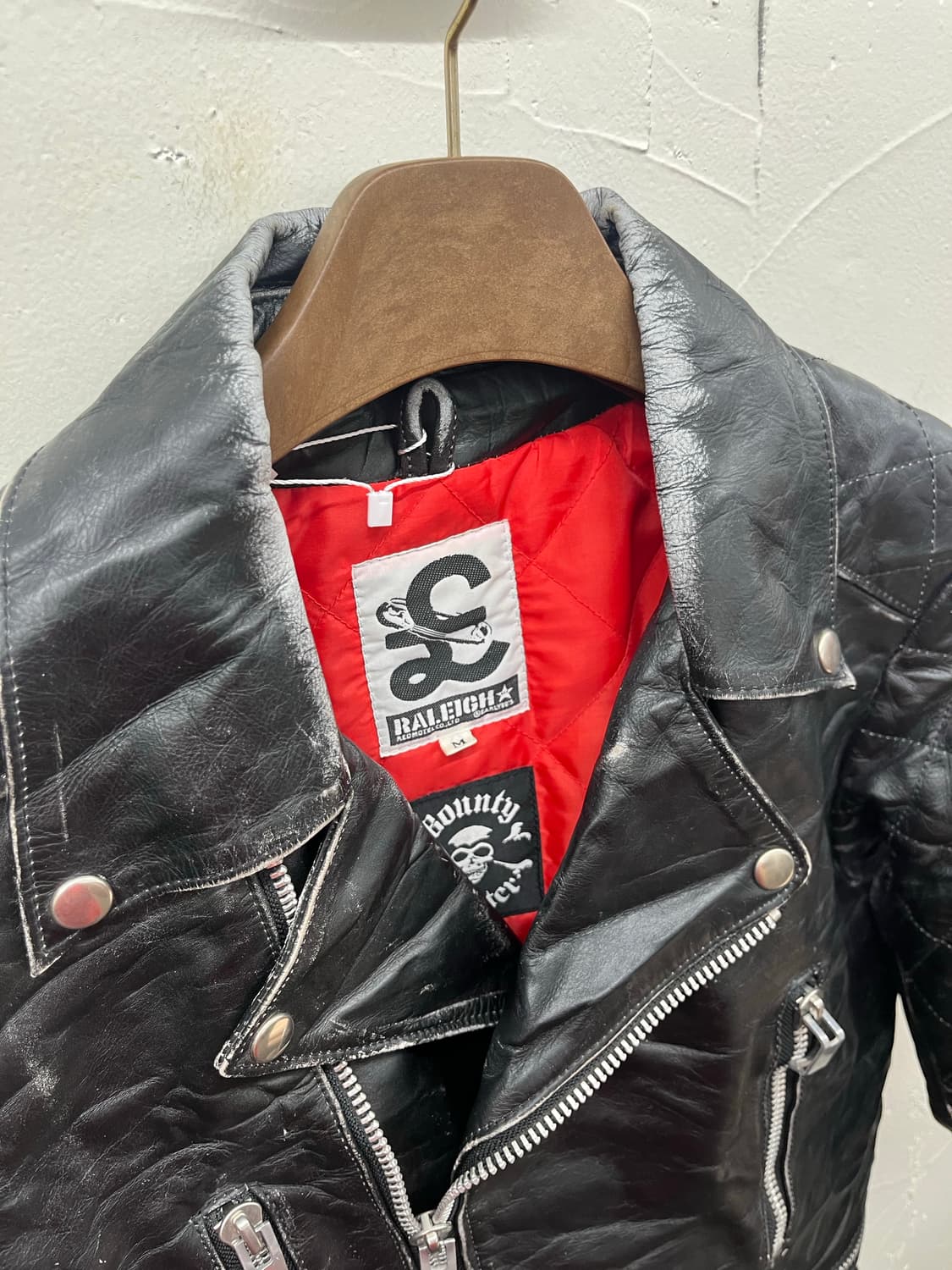 바운티헌터 소가죽 라이더 자켓 상품이미지5