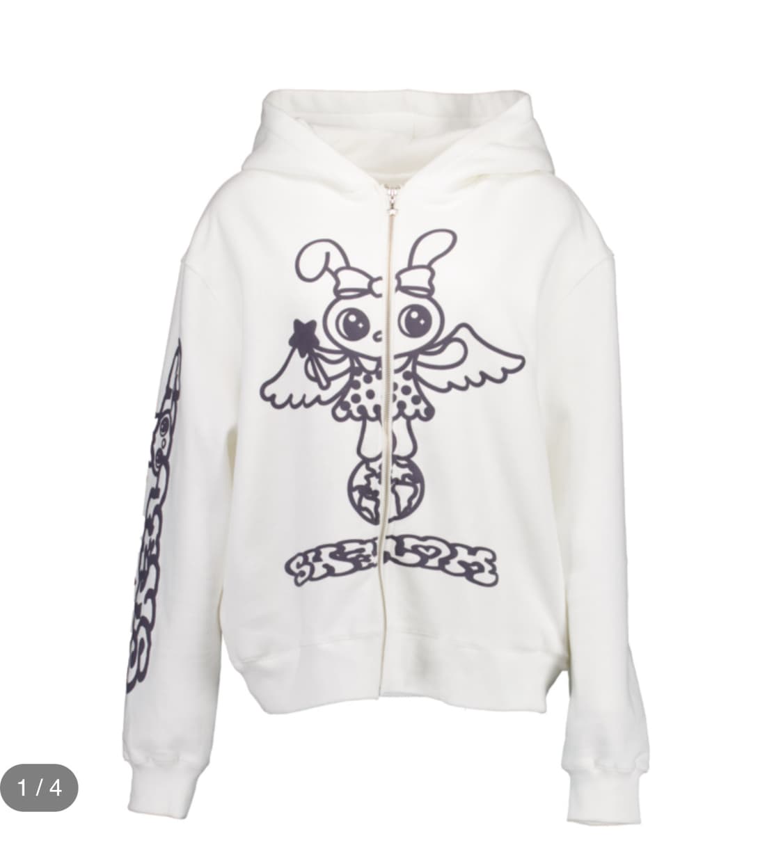 MOLA HOOD ZIP-UP WHITE  상품이미지1