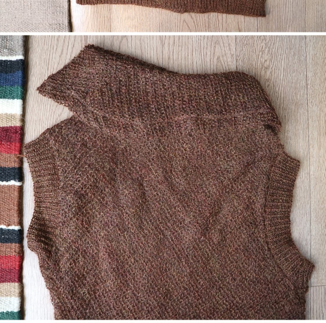 일본판 Plantation 이세이미야케 산하 브랜드 모헤어 시스루
니트 상품이미지5