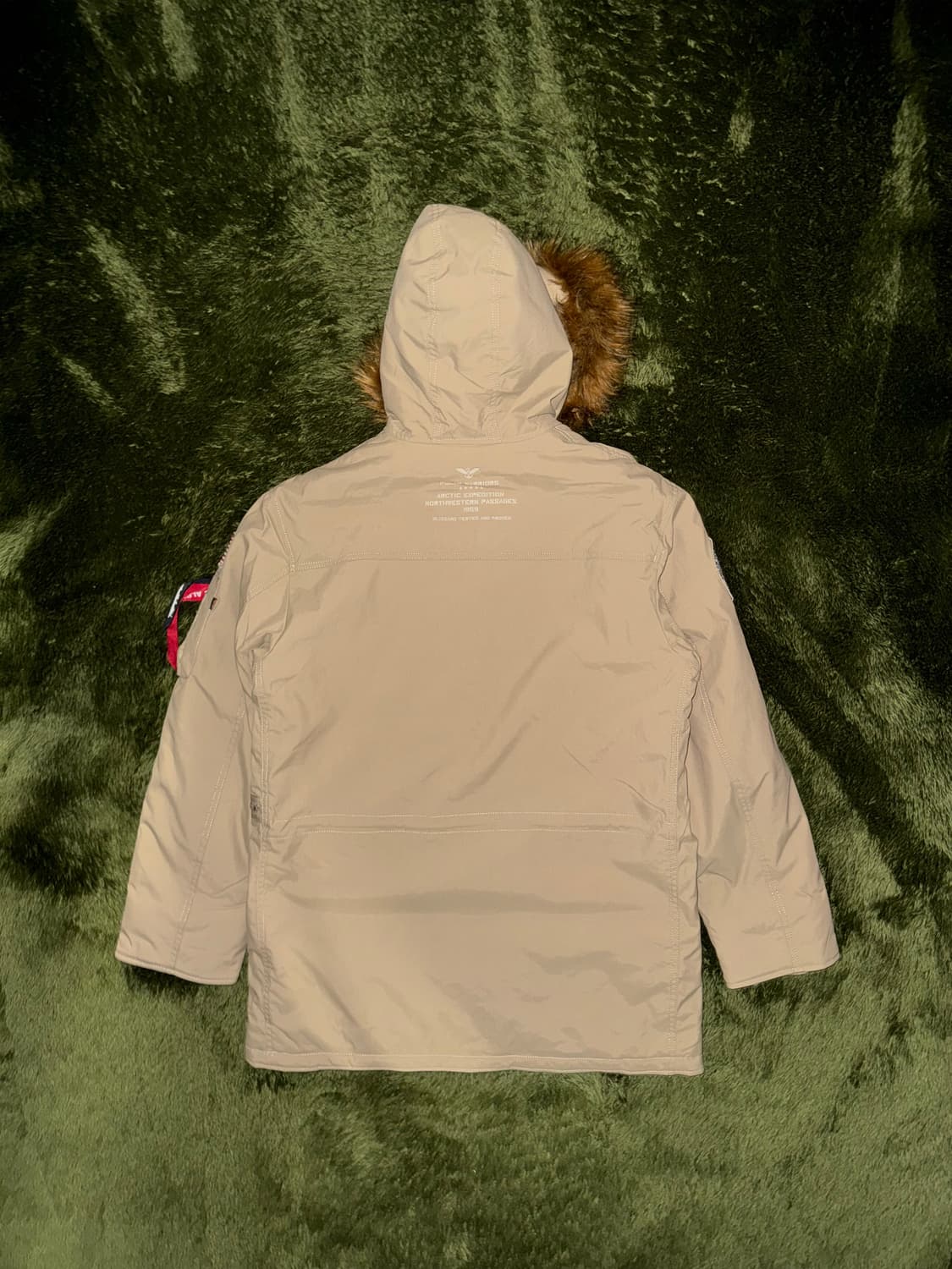 [L] 알파인더스트리 N3B 변형 폴라 헤비 파카 베이지 상품이미지10