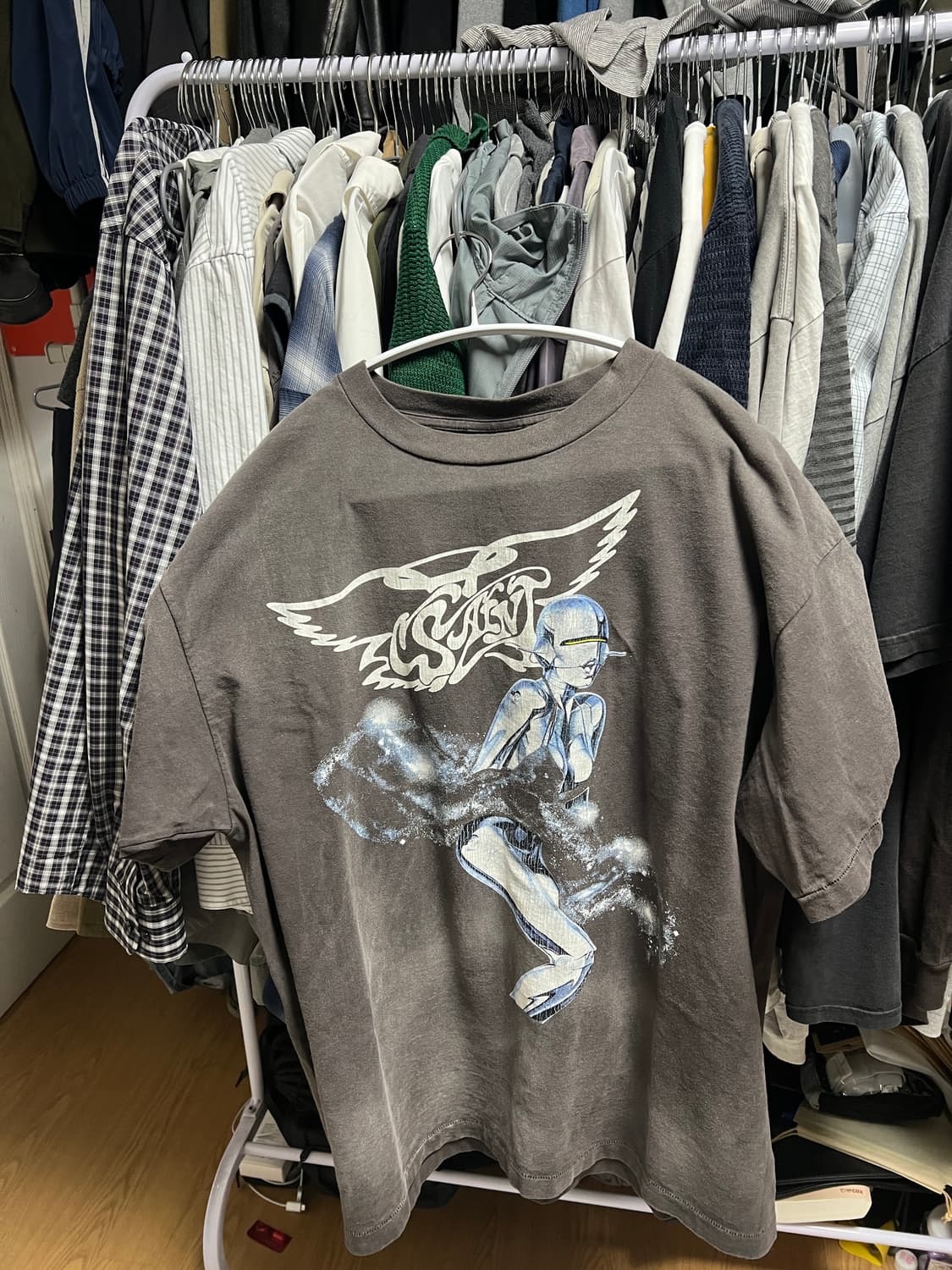 [XXL] 황금사이즈 우주매물 22ss 세인트미카엘 소라야마 반팔 티셔츠 상품이미지4