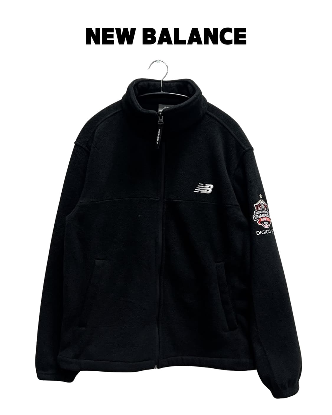 뉴발란스 KBO KT위즈 우승 후리스 집업 자켓 상품이미지1