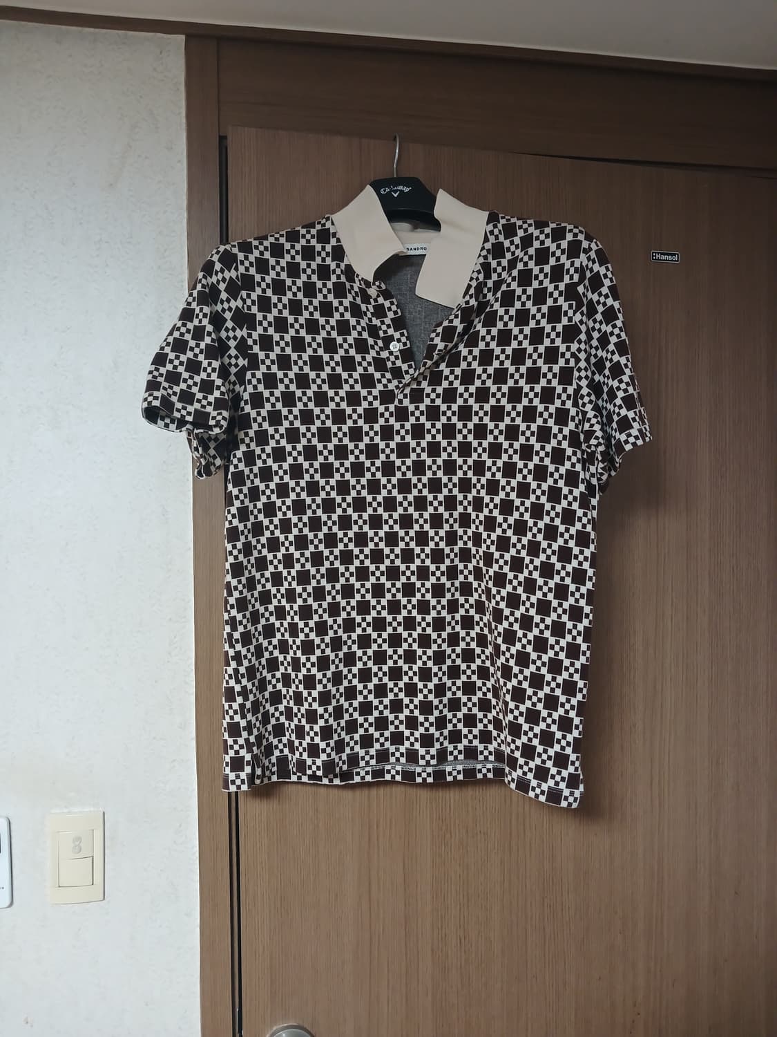 산드로 옴므 반팔 카라 티셔츠 XL 상품이미지1