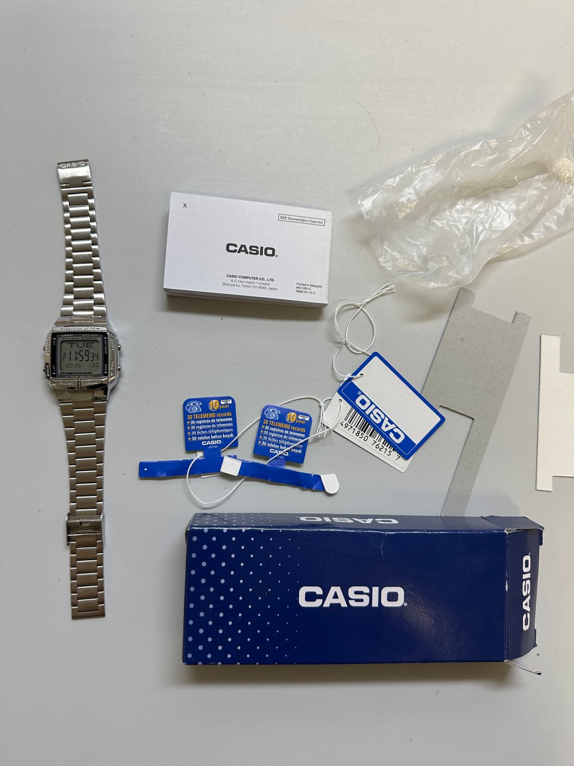 카시오 메탈 시계 상품이미지2