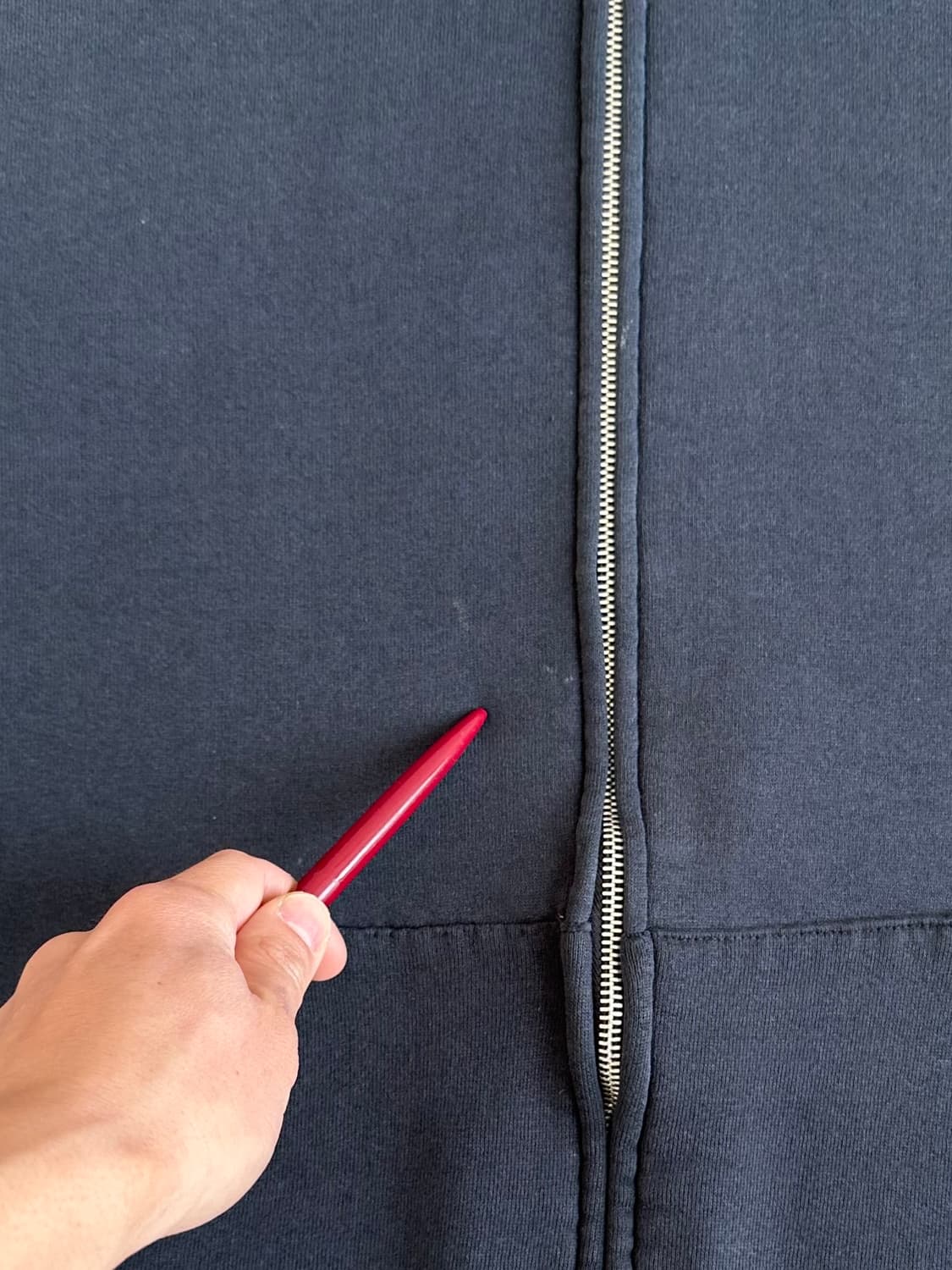 빈티지 러셀 후드집업 블랙 L 상품이미지6