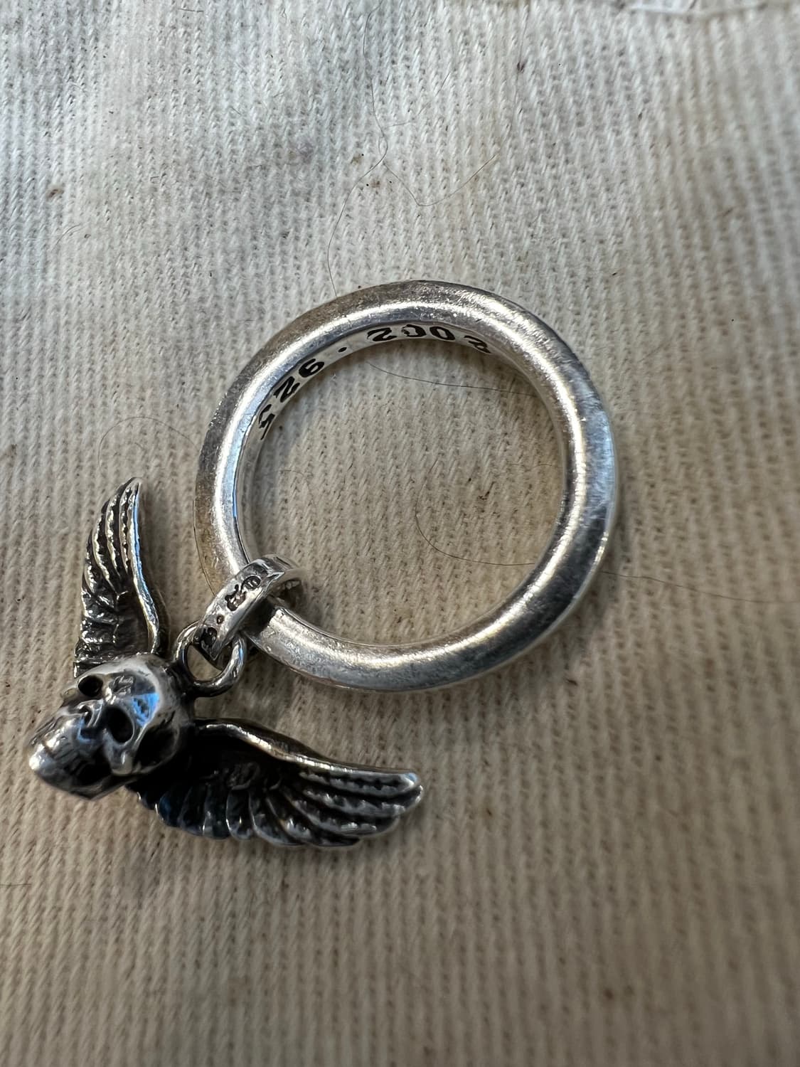 크롬하츠 윙스컬 링 상품이미지3