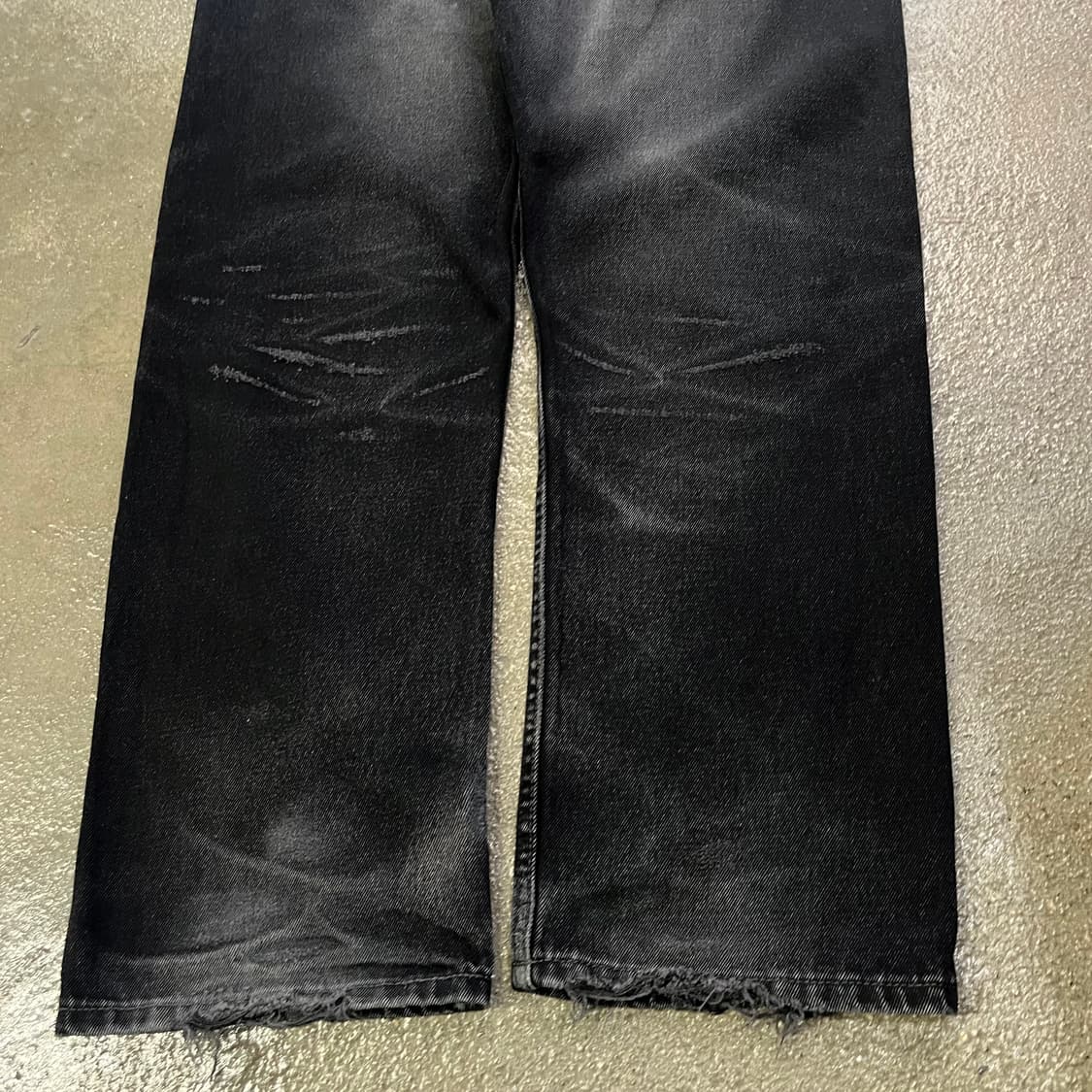 00s Levis505 블랙 워싱진 (38”) 상품이미지7