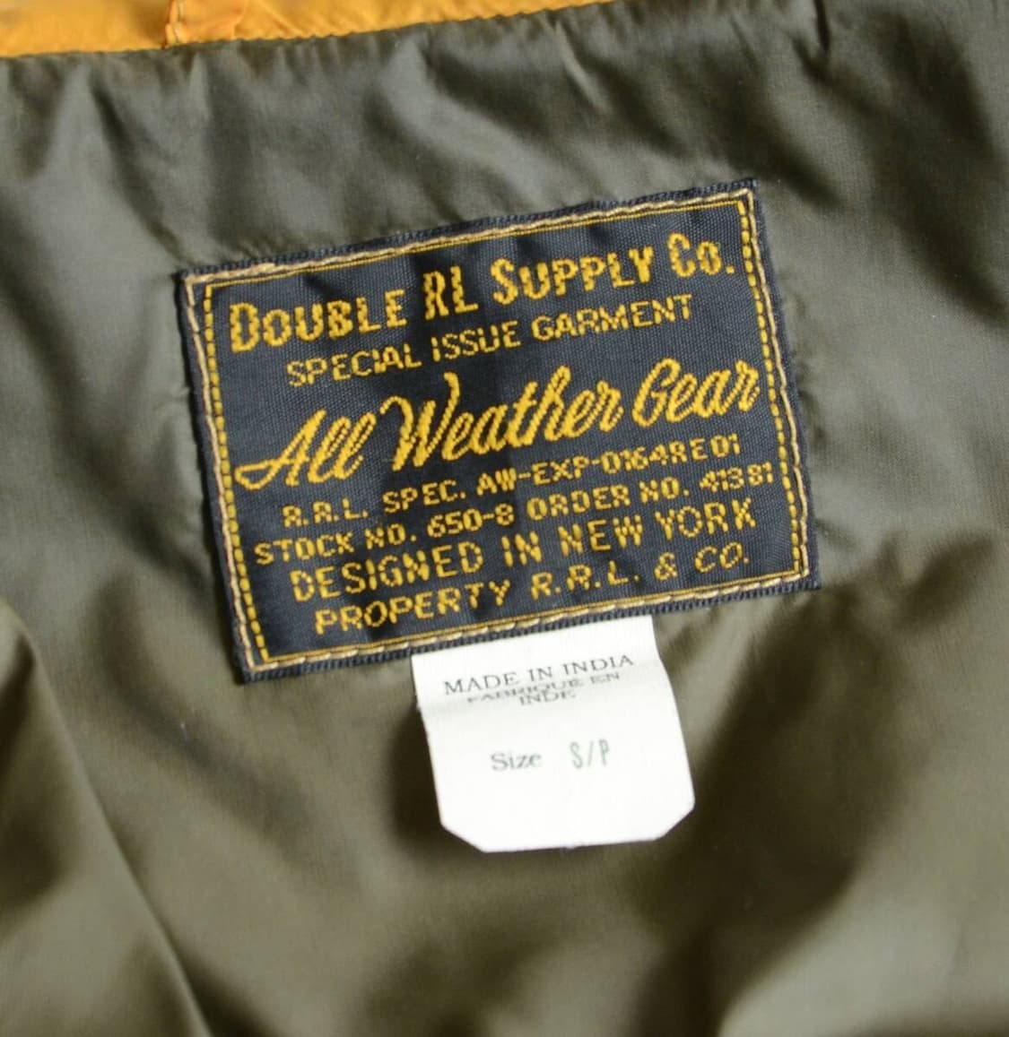 rrl 더블알엘 카라코람 패딩 s사이즈 팝니다 상품이미지4