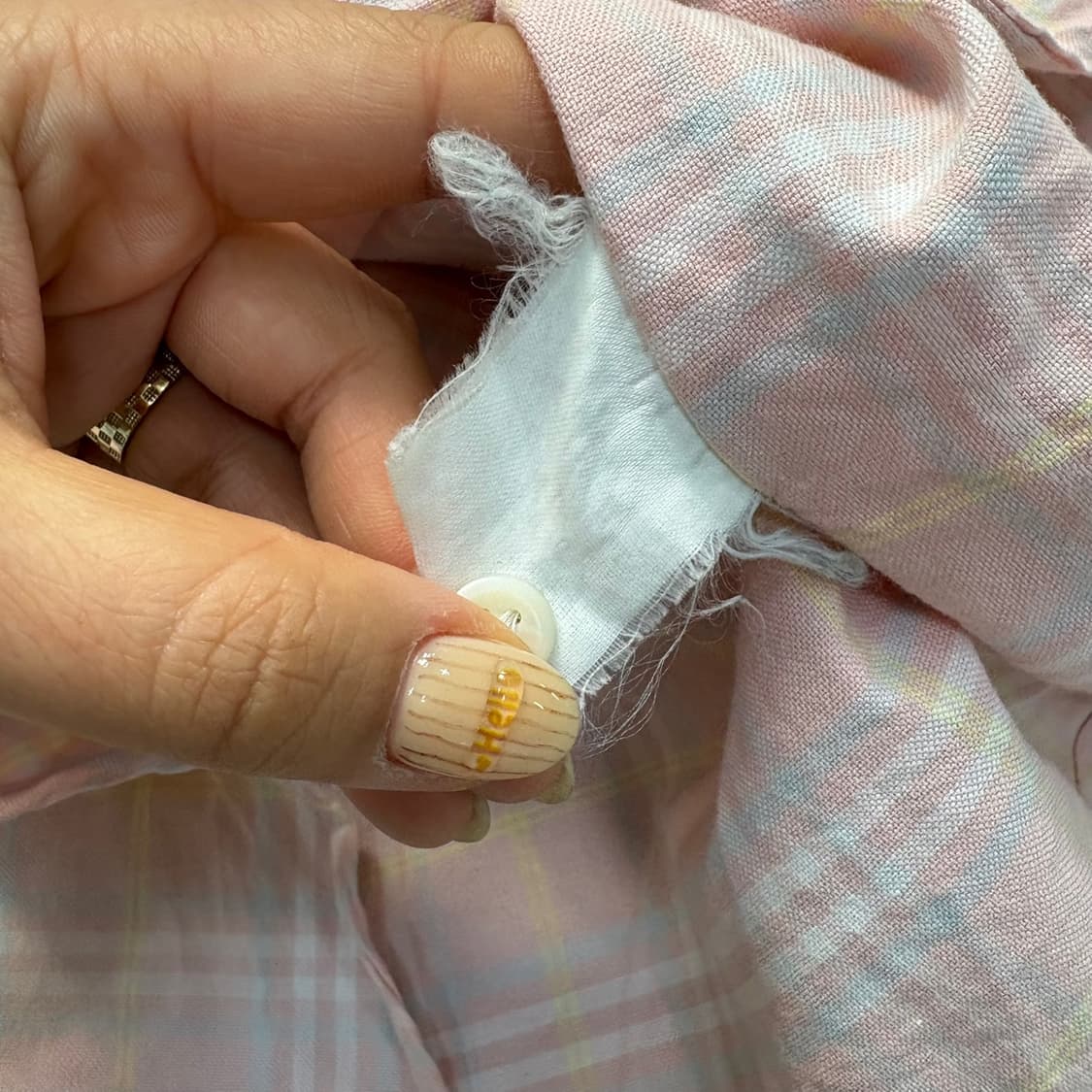 100 빈폴 여성 체크 셔츠 남방 0406J 상품이미지7